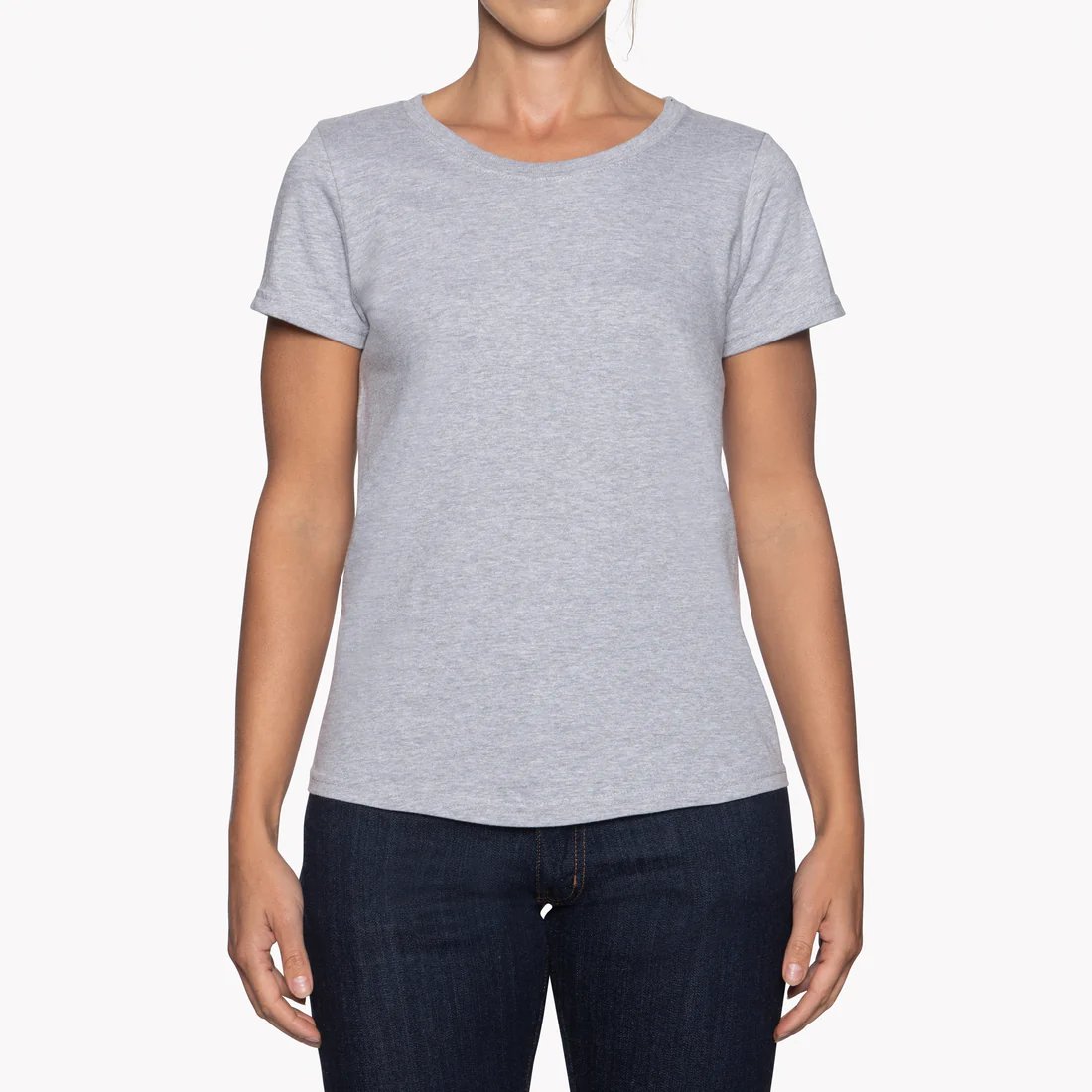 Circular Knit Ballet Tee - Naked & Famous Denim - Danali - 303832327-GRYHE-XS