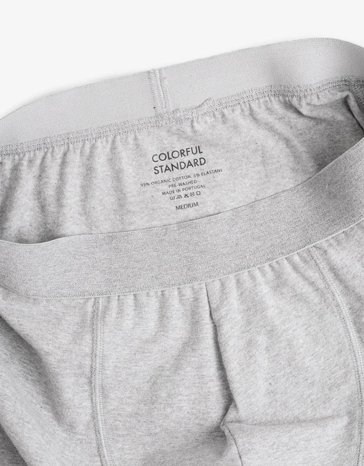 Classic Organic Boxer Briefs - Colorful Standard - Danali - CS7001-Snow Melange-S
