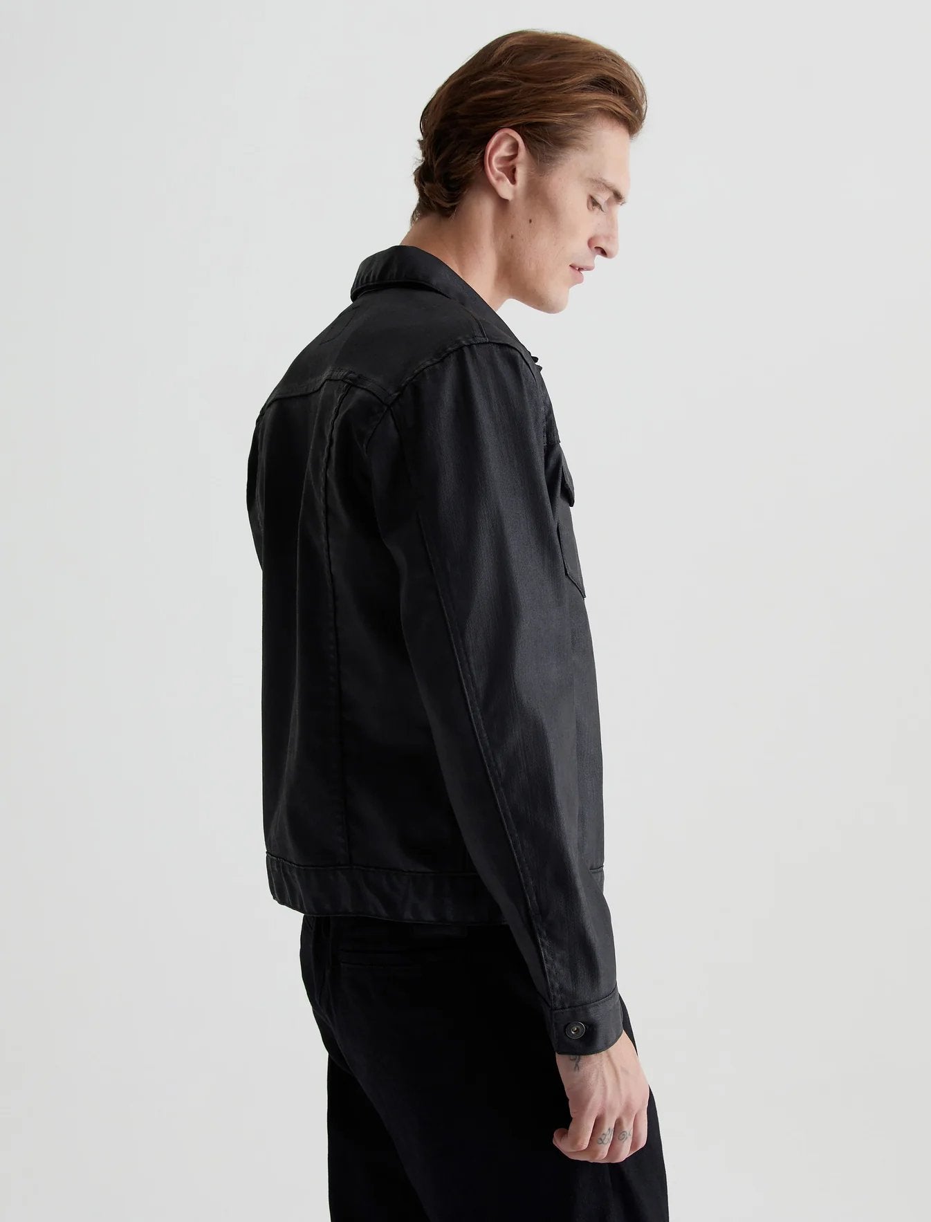 Dart Wax Coated Denim Jacket - AG Jeans - Danali - 4640DSDB-LTIRAZ-M