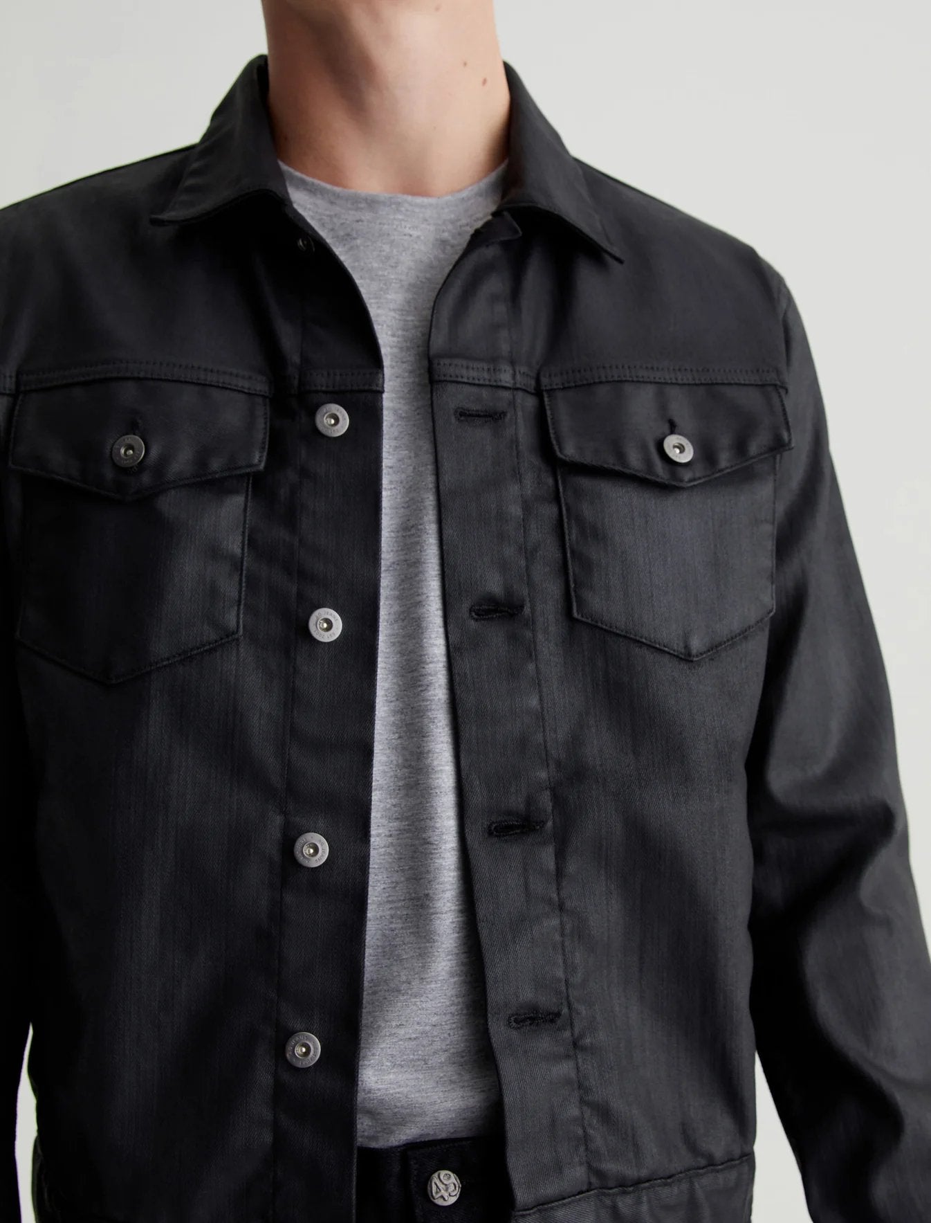 Dart Wax Coated Denim Jacket - AG Jeans - Danali - 4640DSDB-LTIRAZ-M
