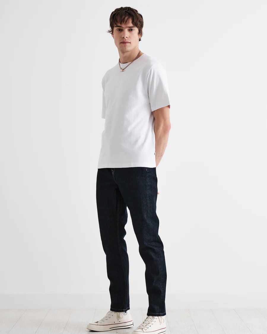 Dean Cotton Jersey SS Tee - Wax London - Danali - W100-TEE-DEA-ABX-WHI-M