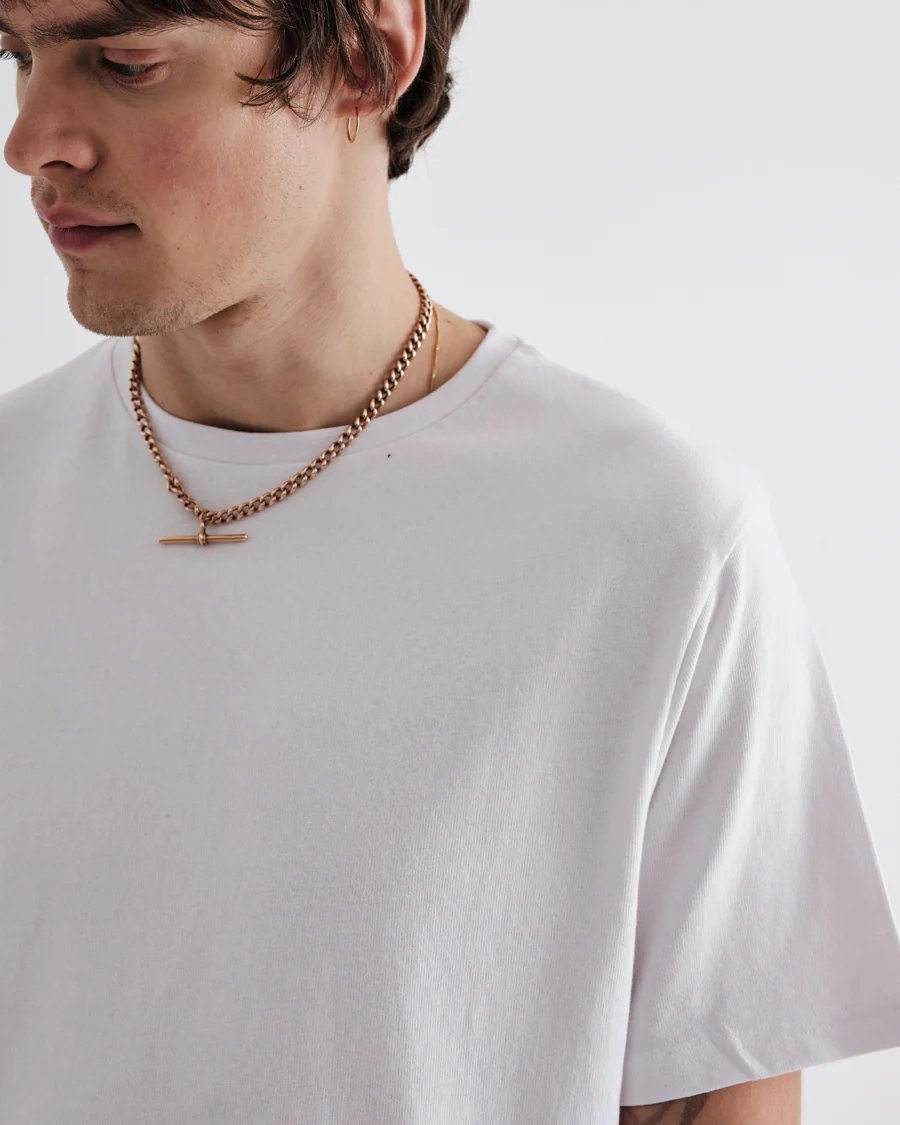 Dean Cotton Jersey SS Tee - Wax London - Danali - W100-TEE-DEA-ABX-WHI-M