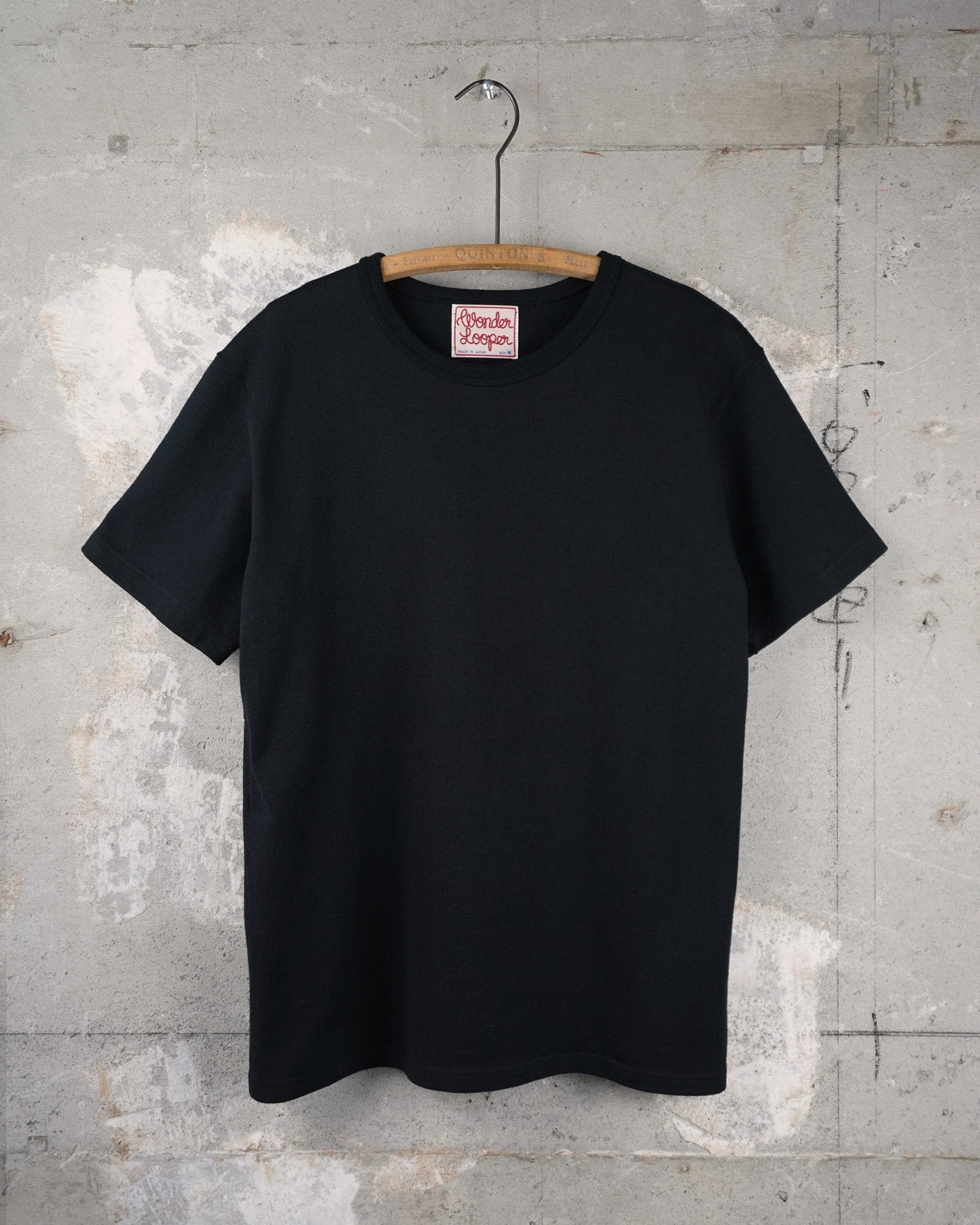 Double Heavyweight Crewneck T-Shirt - Wonder Looper - Danali - CT13732001-BLK-S