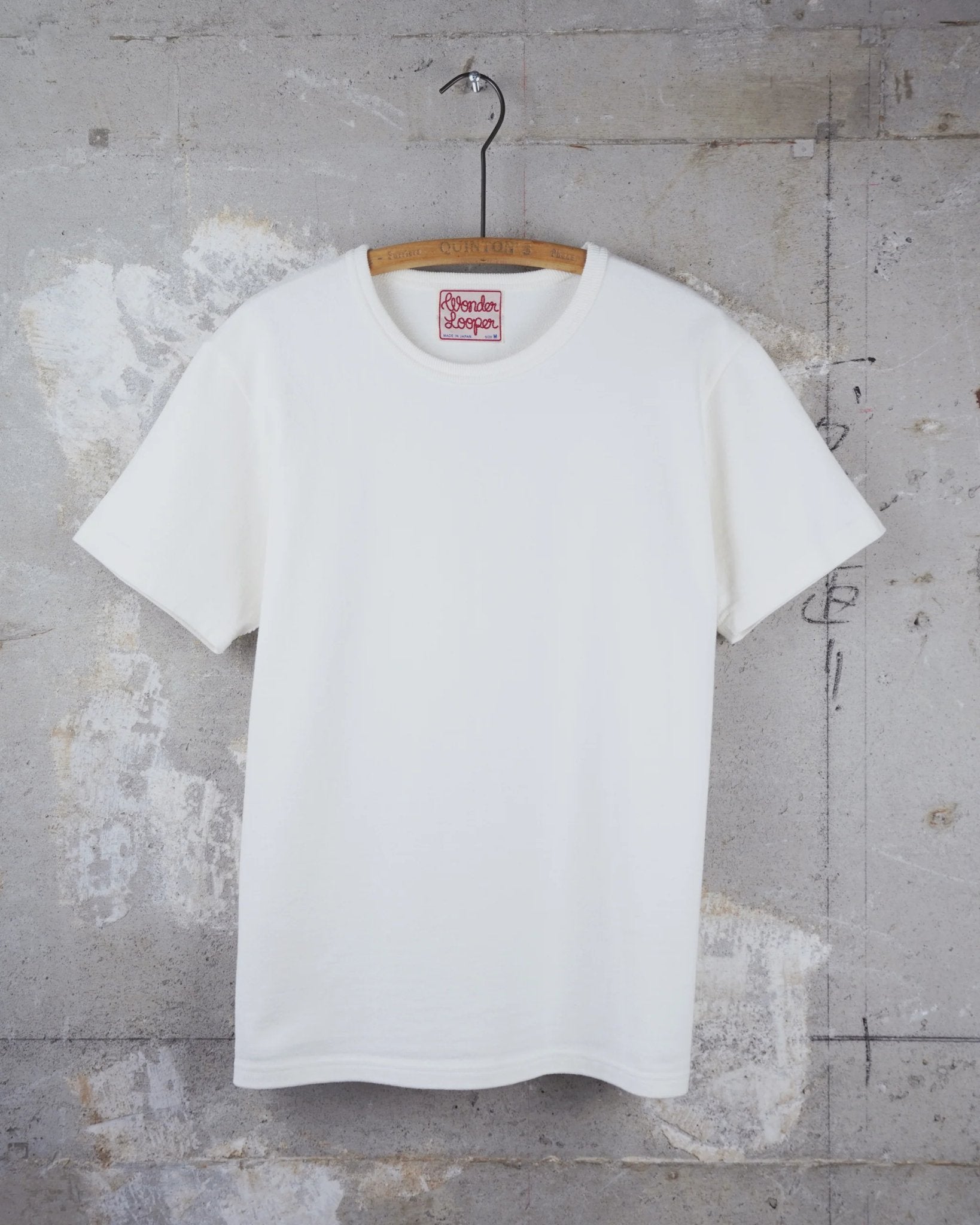 Double Heavyweight Crewneck T-Shirt - Wonder Looper - Danali - CT13732100-WHT-S