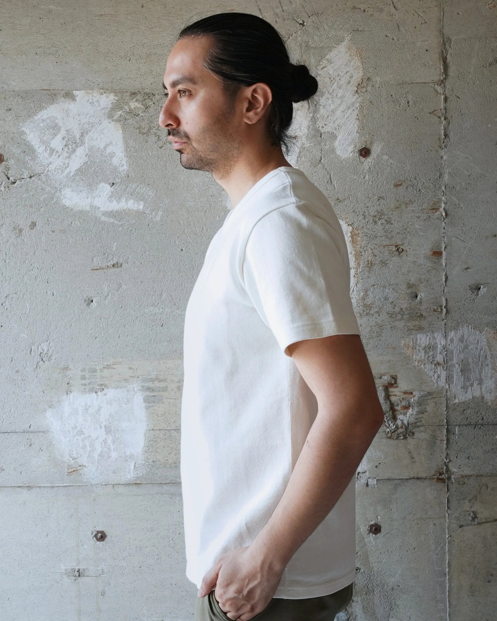 Double Heavyweight Crewneck T-Shirt - Wonder Looper - Danali - CT13732100-WHT-S