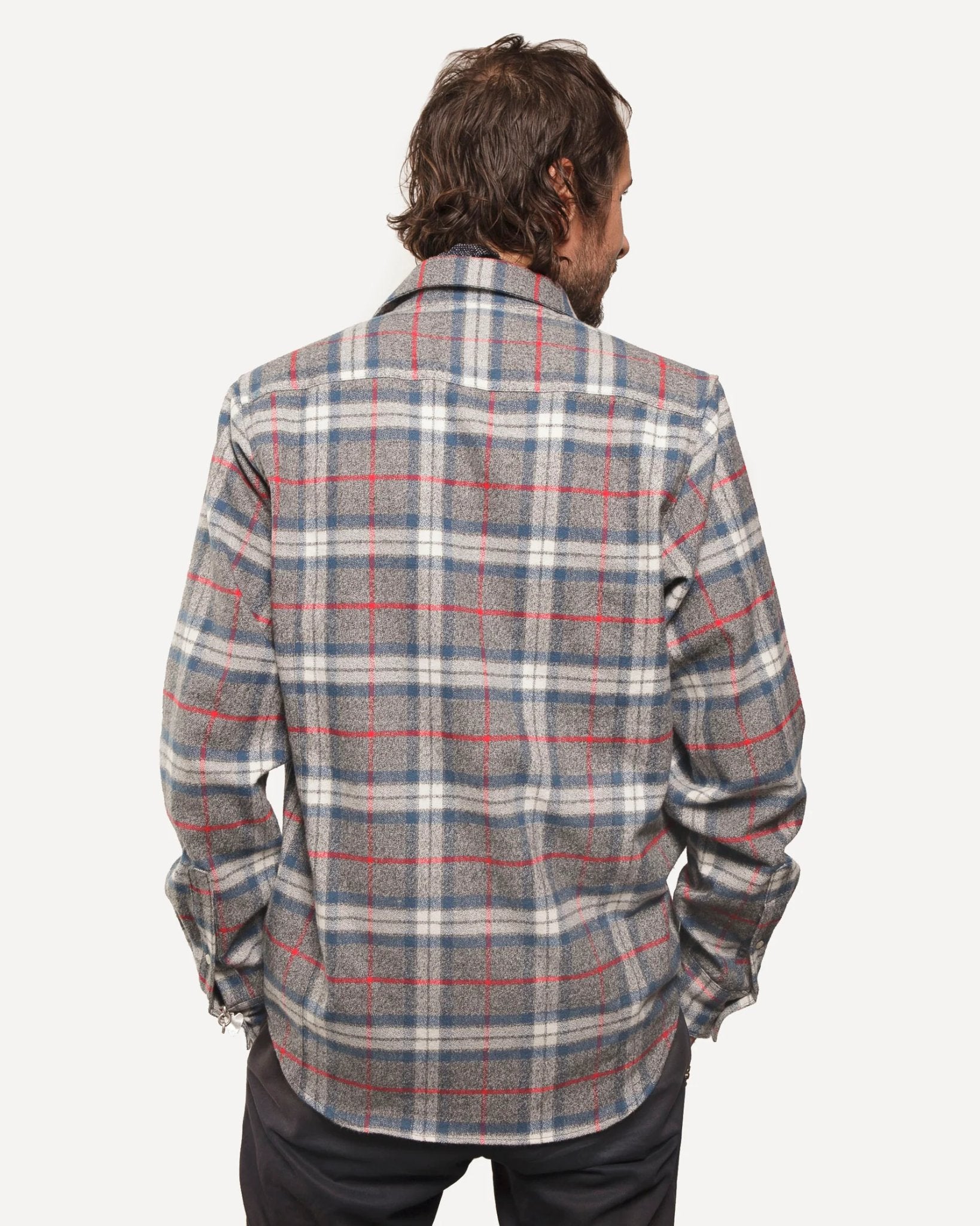 Dylan Long Sleeve Shirt - 18 Waits - Danali - Dylan-MammothFlannelFog-S