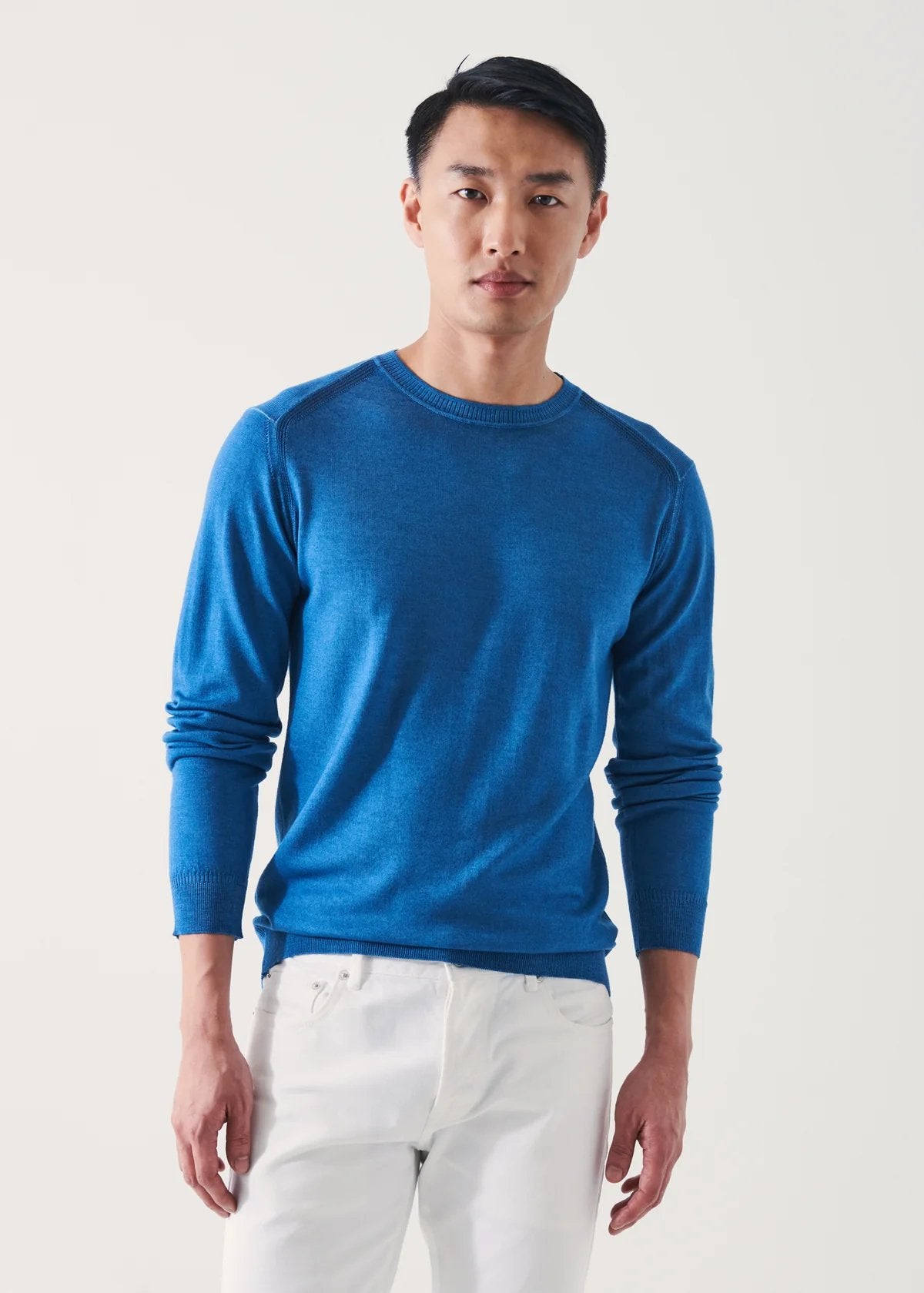 Extrafine Merino Cold-Dye Crew Sweater - Patrick Assaraf - Danali - P114C38W-439-M