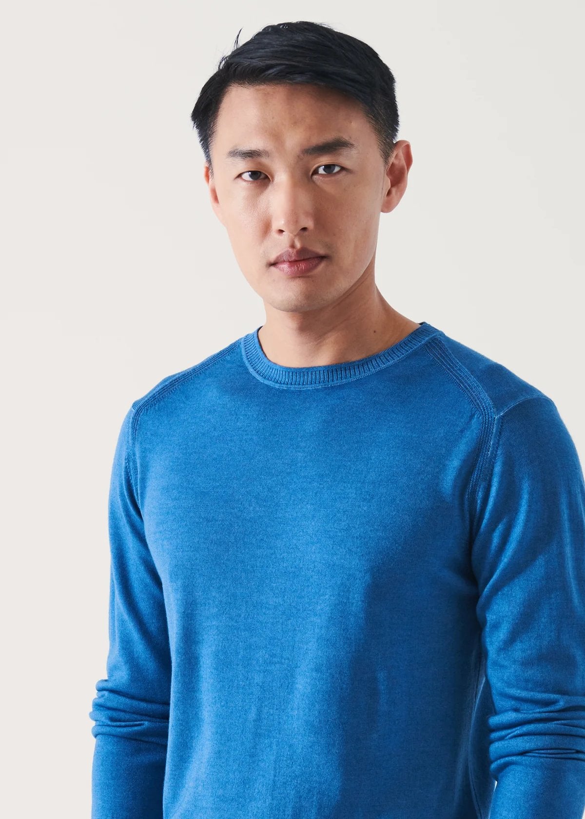 Extrafine Merino Cold-Dye Crew Sweater - Patrick Assaraf - Danali - P114C38W-439-M