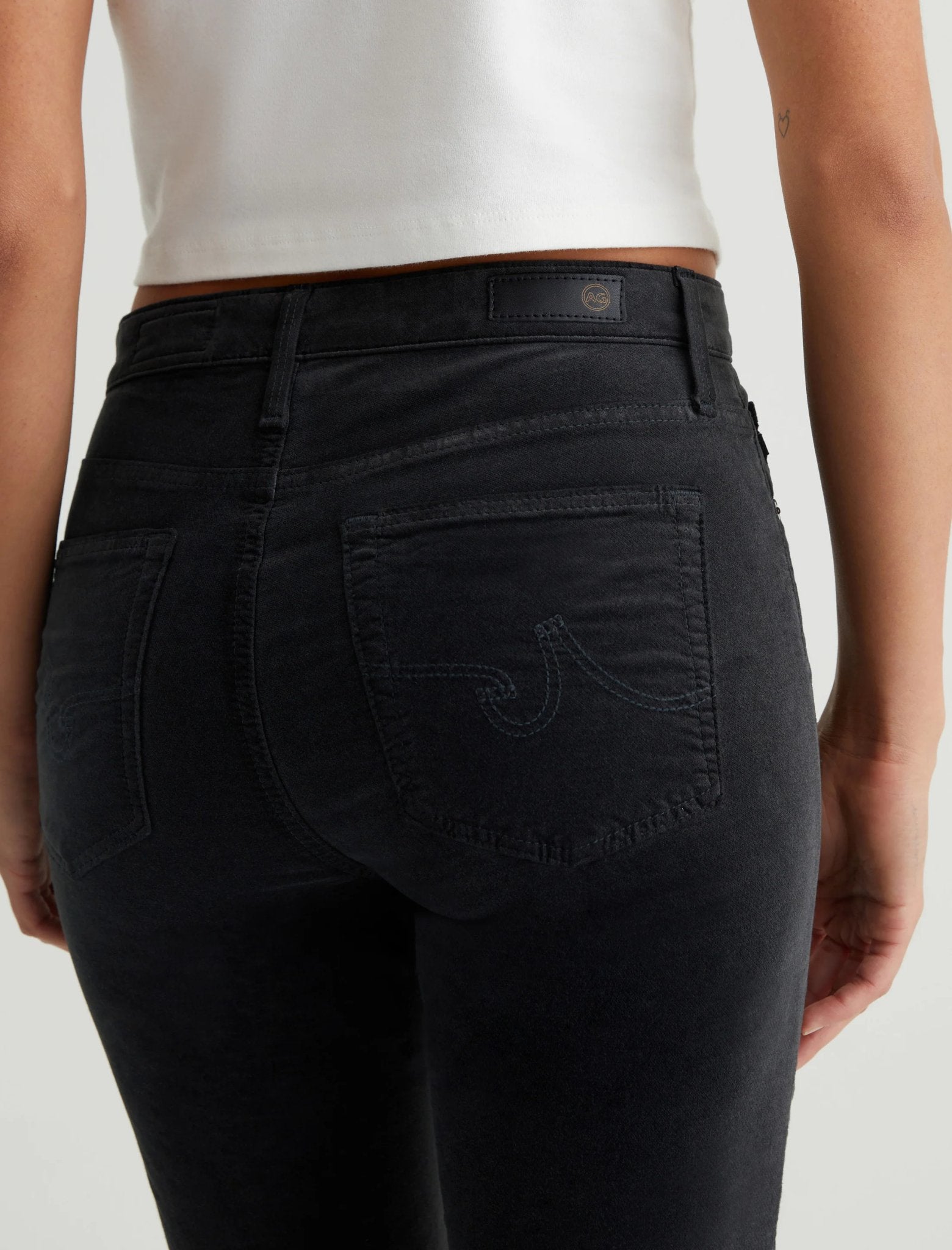 Farrah Boot Crop Velvet Pant - AG Jeans - Danali - OSV1D55-SMOS-25