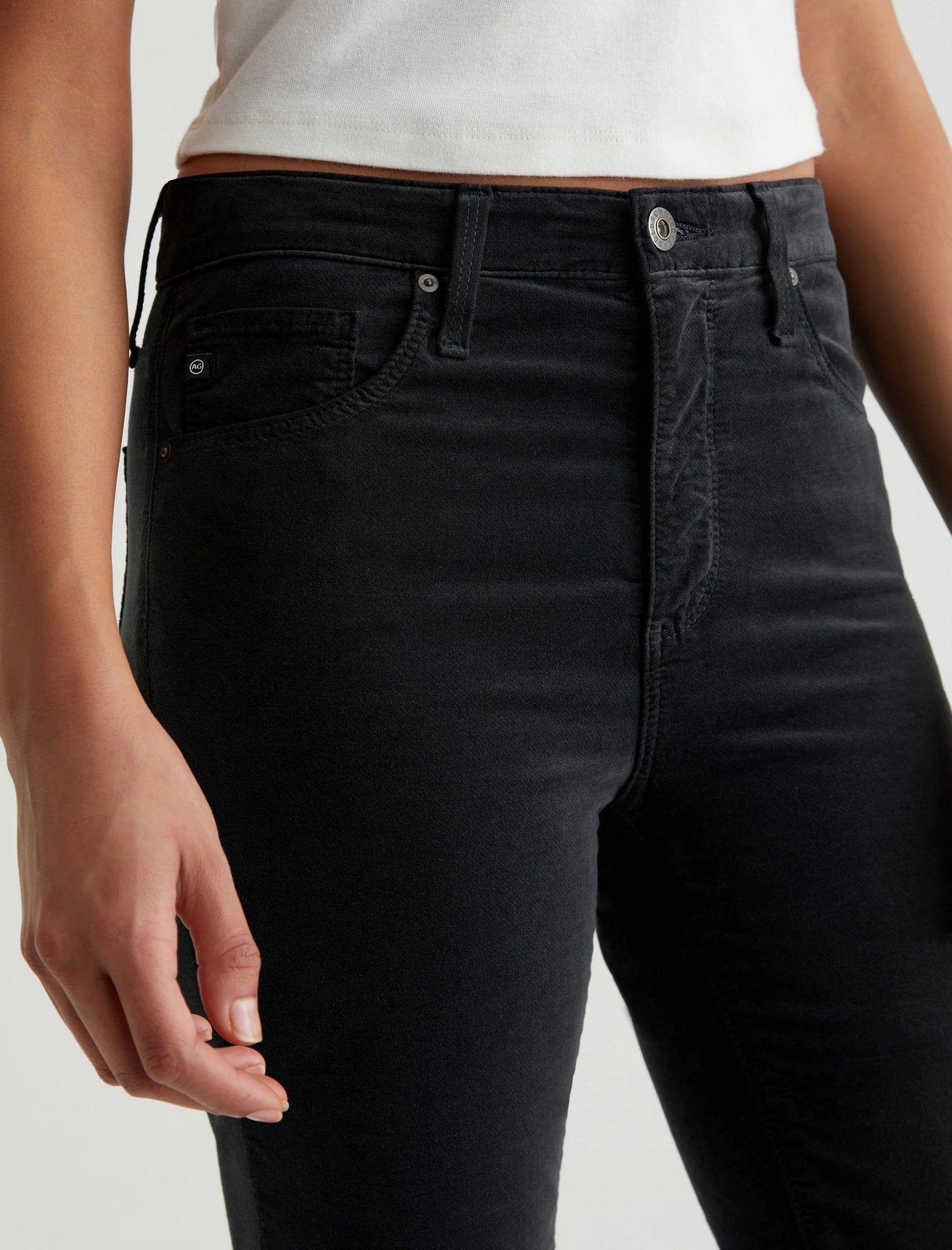 Farrah Boot Crop Velvet Pant - AG Jeans - Danali - OSV1D55-SMOS-25