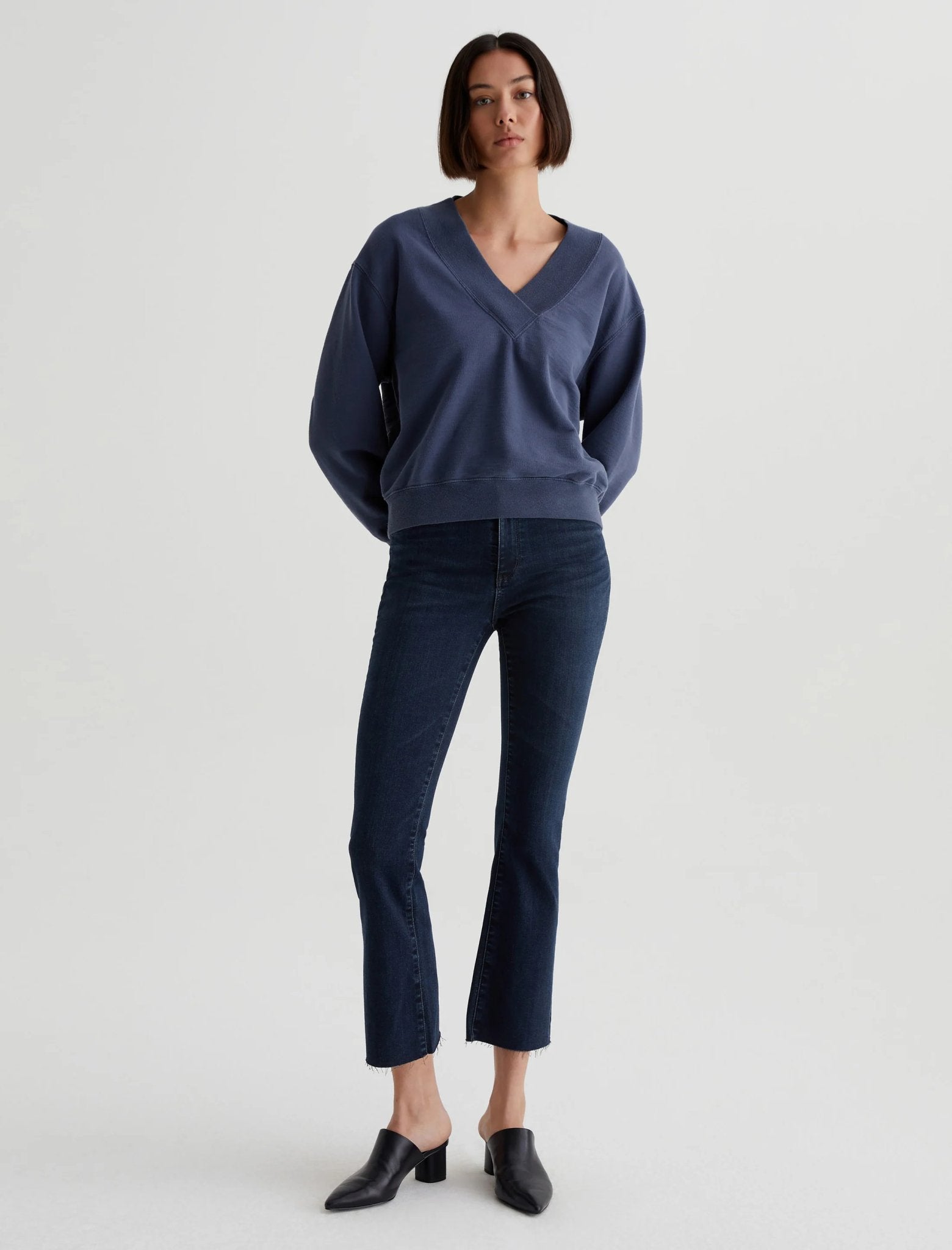Farrah High Rise Boot Crop Jeans - AG Jeans - Danali - PSI1D55VN-EMRE-25