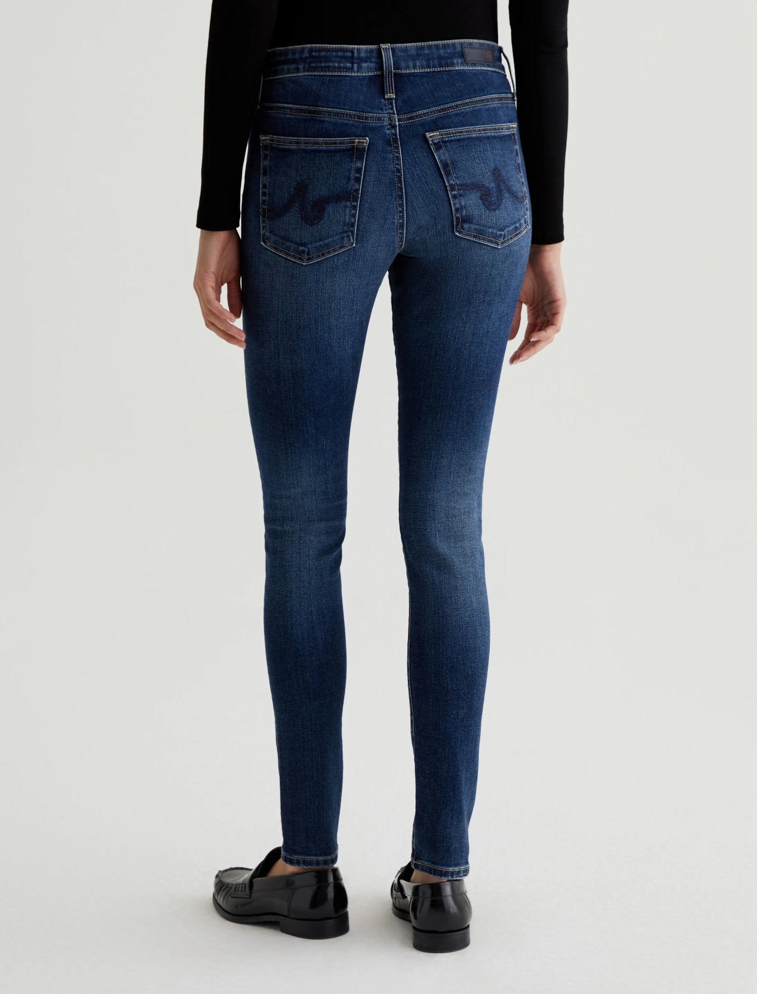 Farrah Mid Rise Skinny Jeans - AG Jeans - Danali - RAS1379-QEEN-25