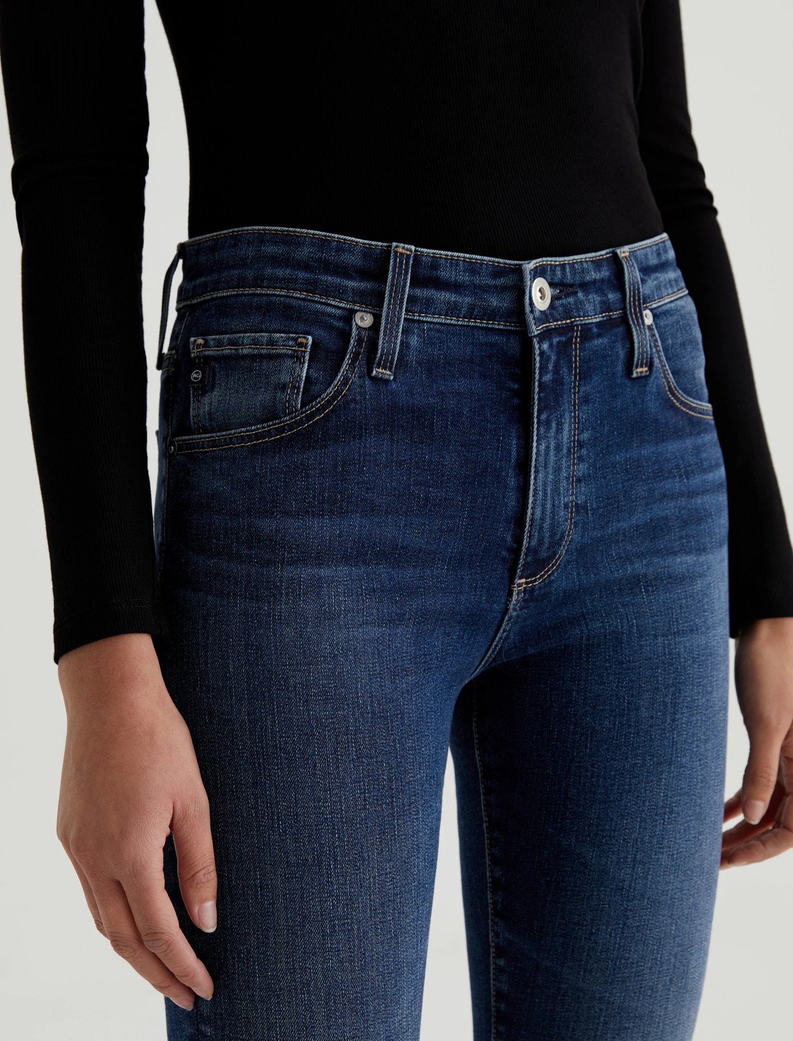 Farrah Mid Rise Skinny Jeans - AG Jeans - Danali - RAS1379-QEEN-25