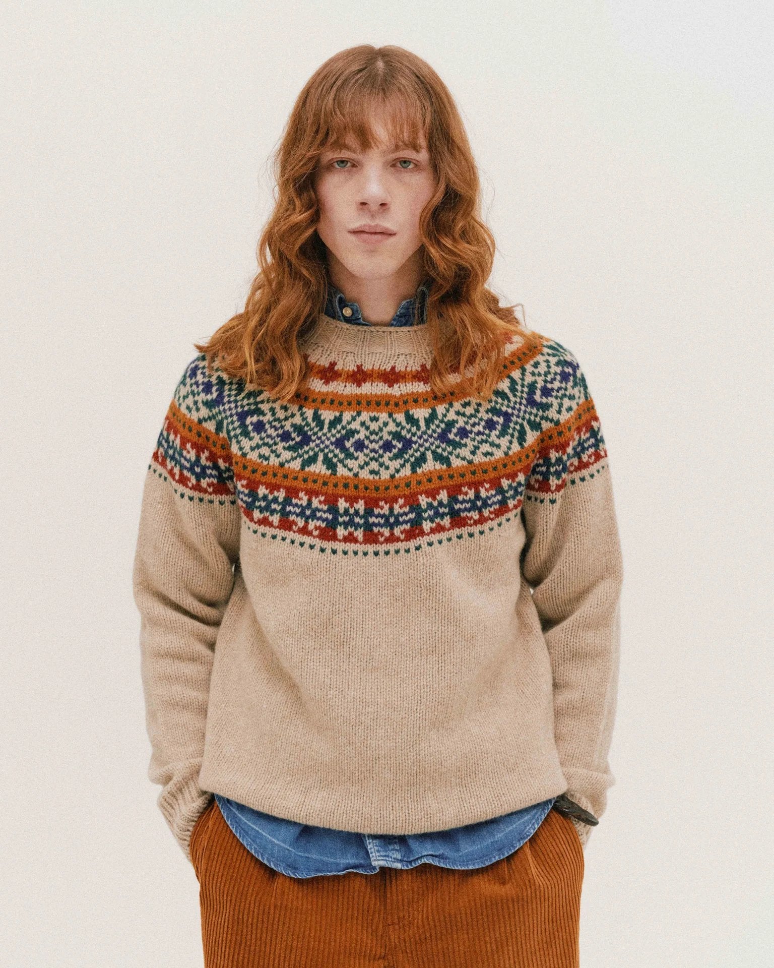 Fragments of Light Sweater - Howlin' - Danali - FRAGMENTSOFLIGHT-BISCUIT-M