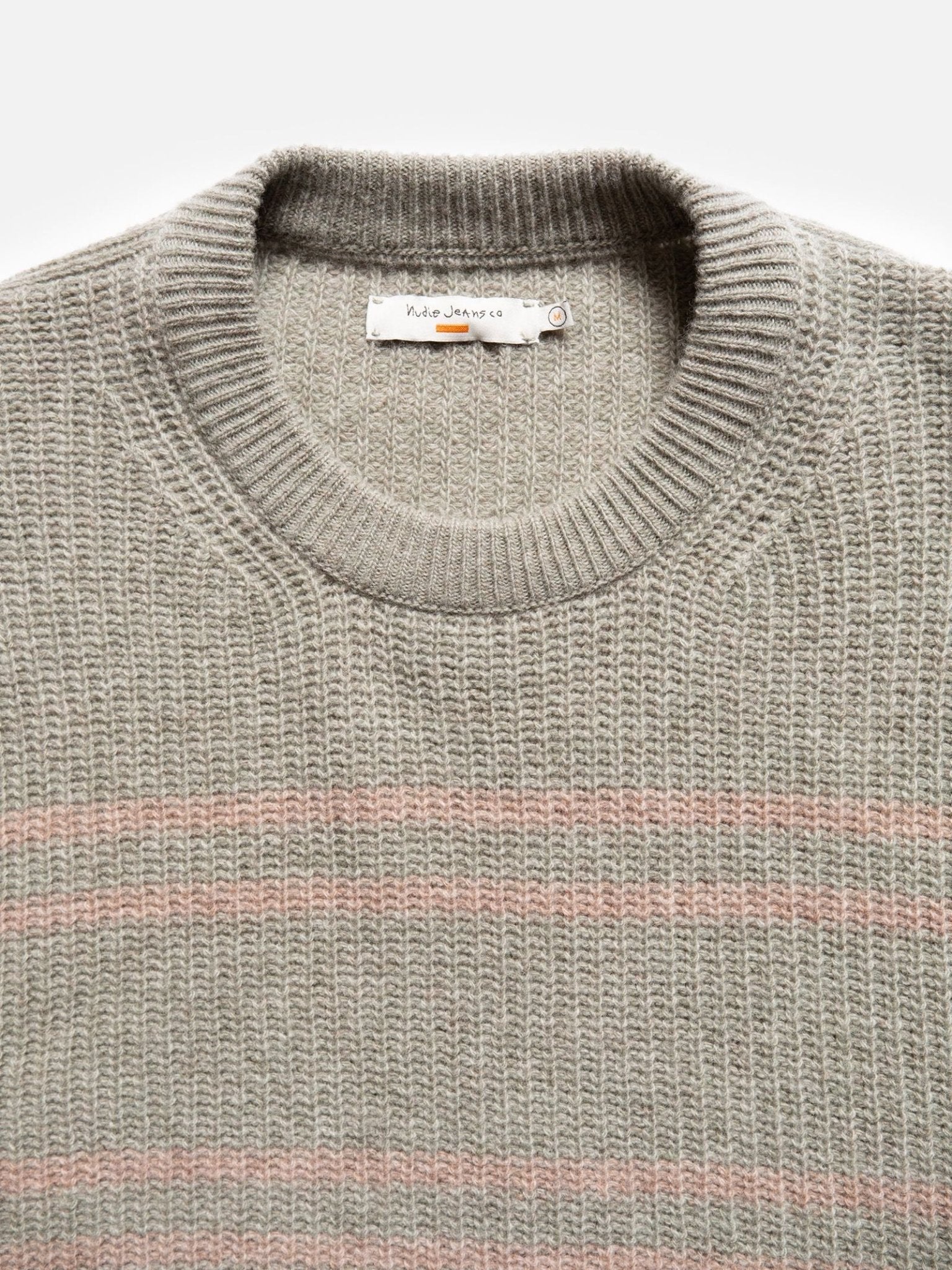 Gurra Striped Sweater - Nudie Jeans - Danali - 150568-GreenMelange-S