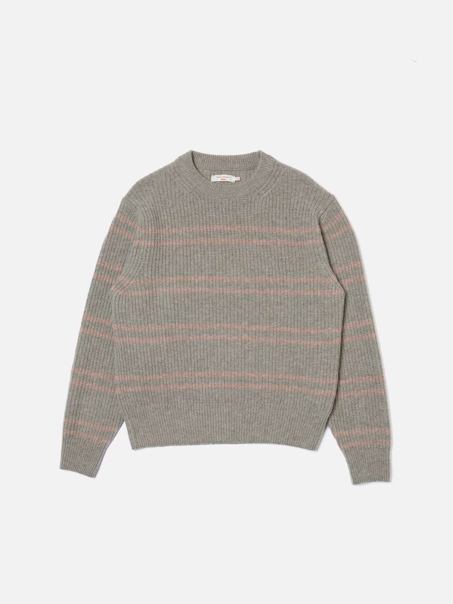 Gurra Striped Sweater - Nudie Jeans - Danali - 150568-GreenMelange-S