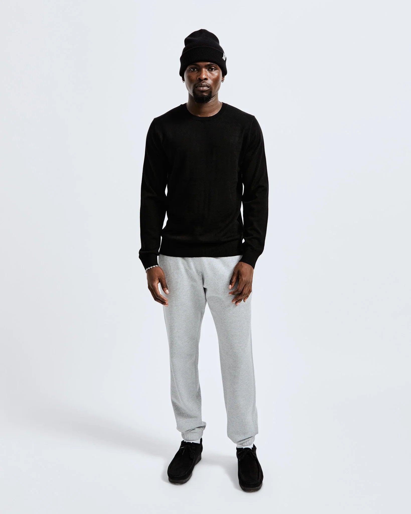 Harry Crewneck Sweater - Reigning Champ - Danali - RC-6036-BLACK-M