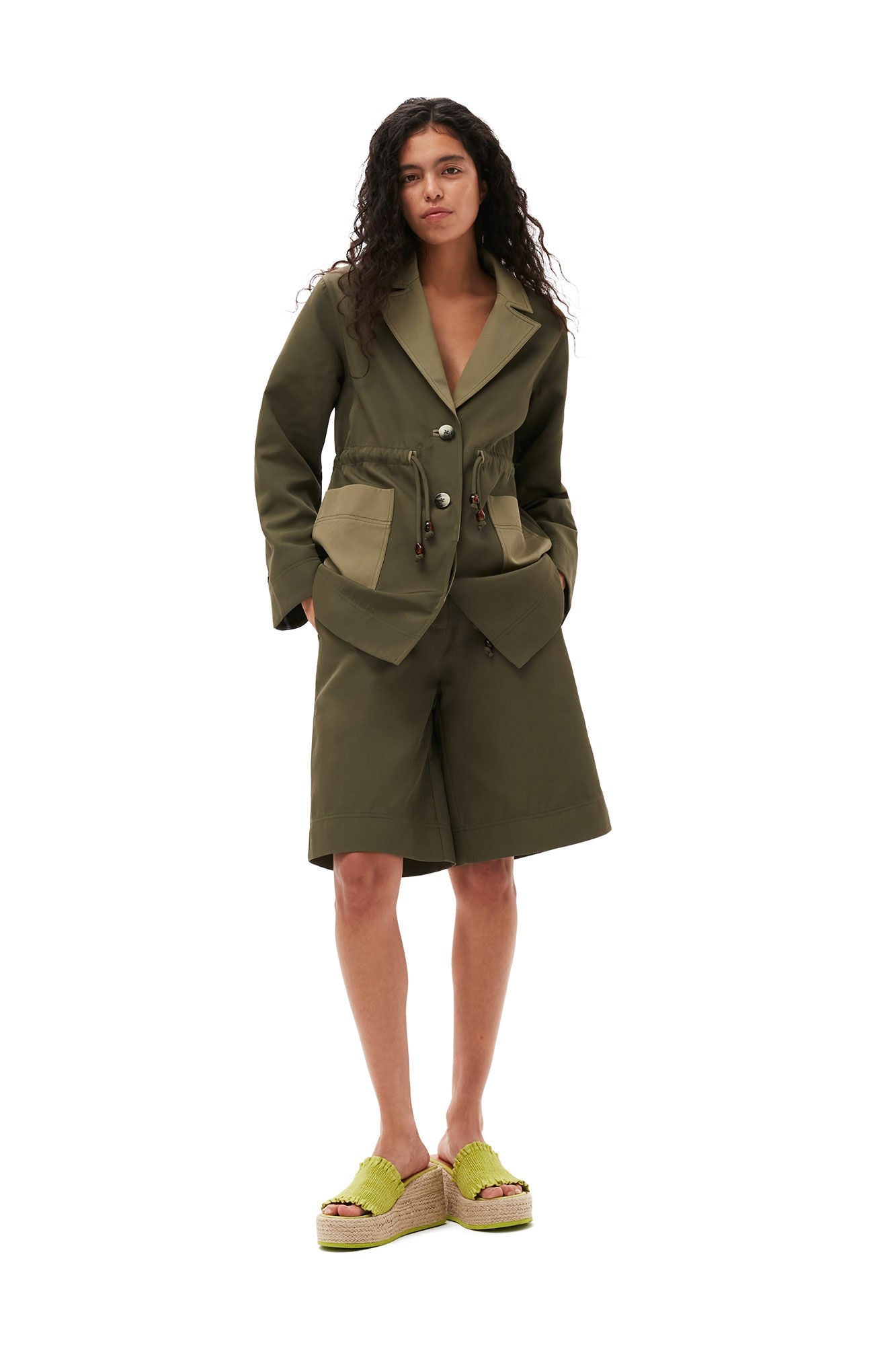 Heavy Twill Jacket - Ganni - Danali - F8003-861-34