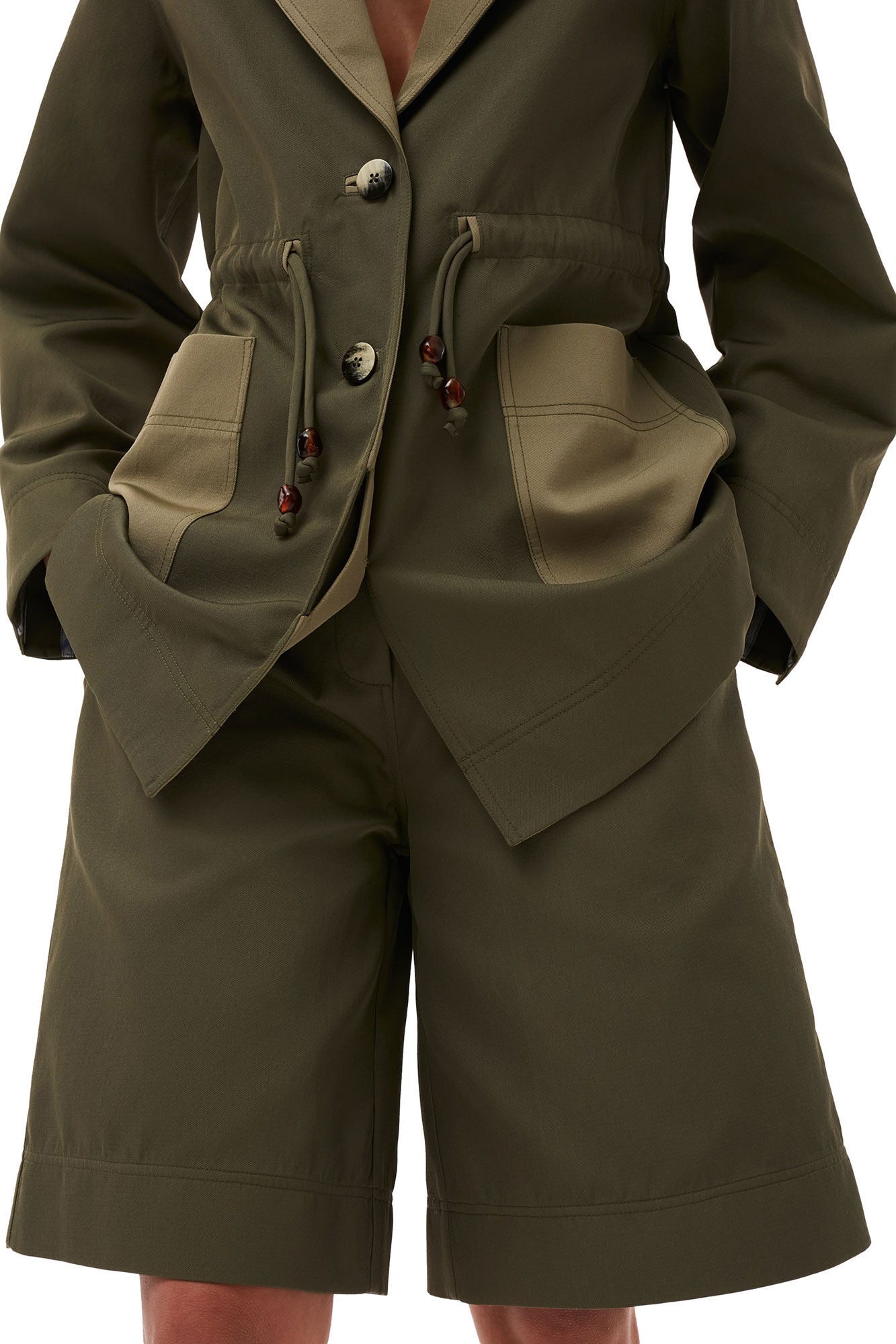 Heavy Twill Jacket - Ganni - Danali - F8003-861-34