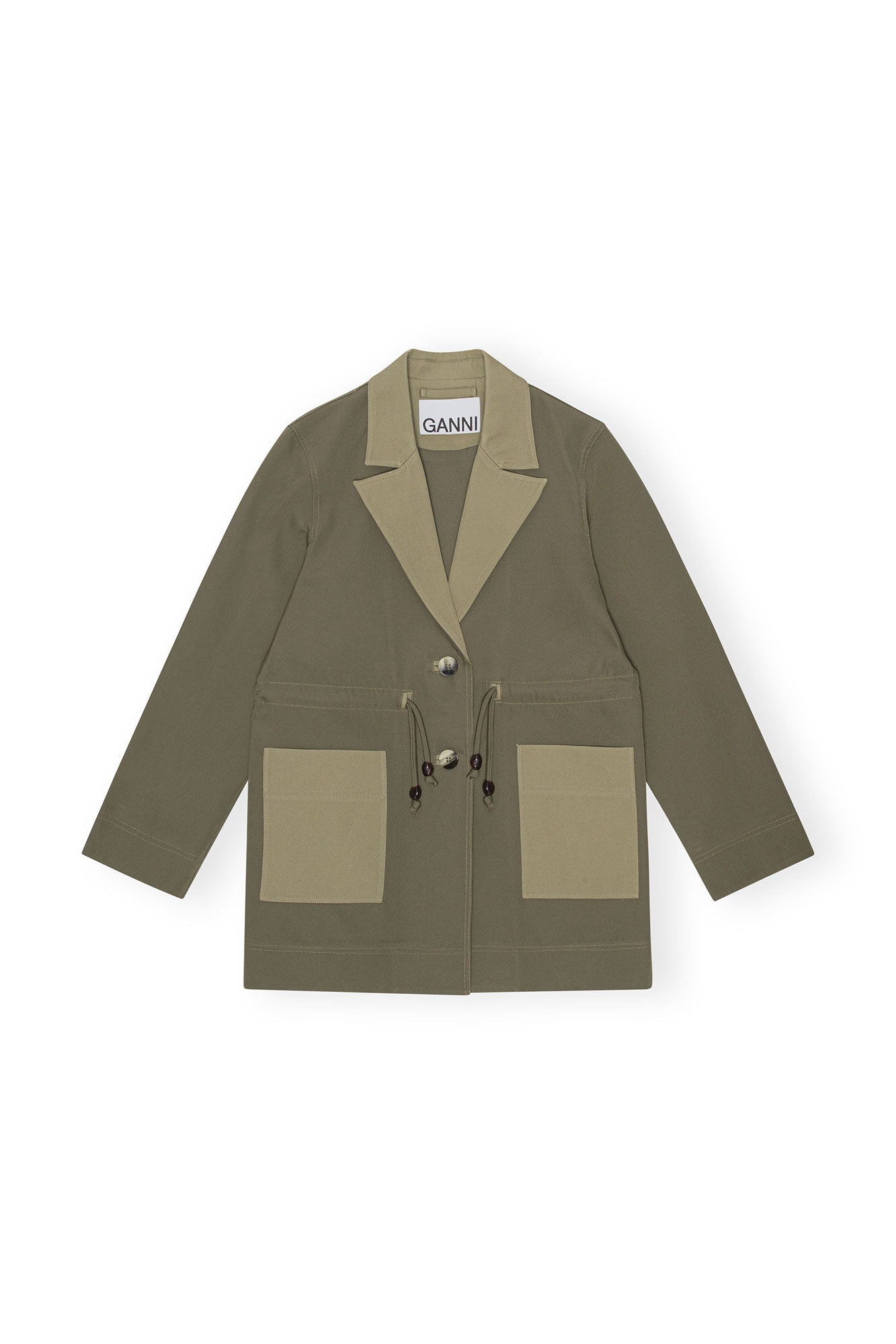 Heavy Twill Jacket - Ganni - Danali - F8003-861-34