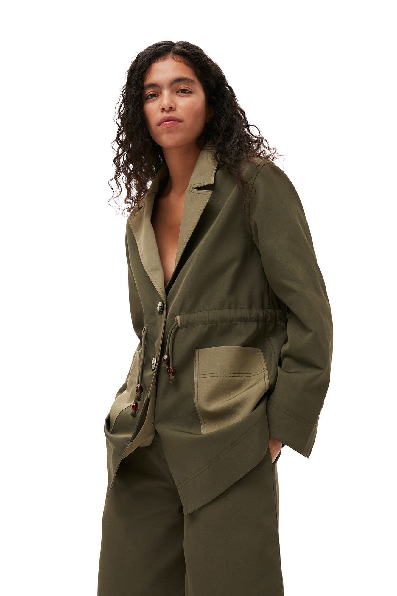 Heavy Twill Jacket - Ganni - Danali - F8003-861-34