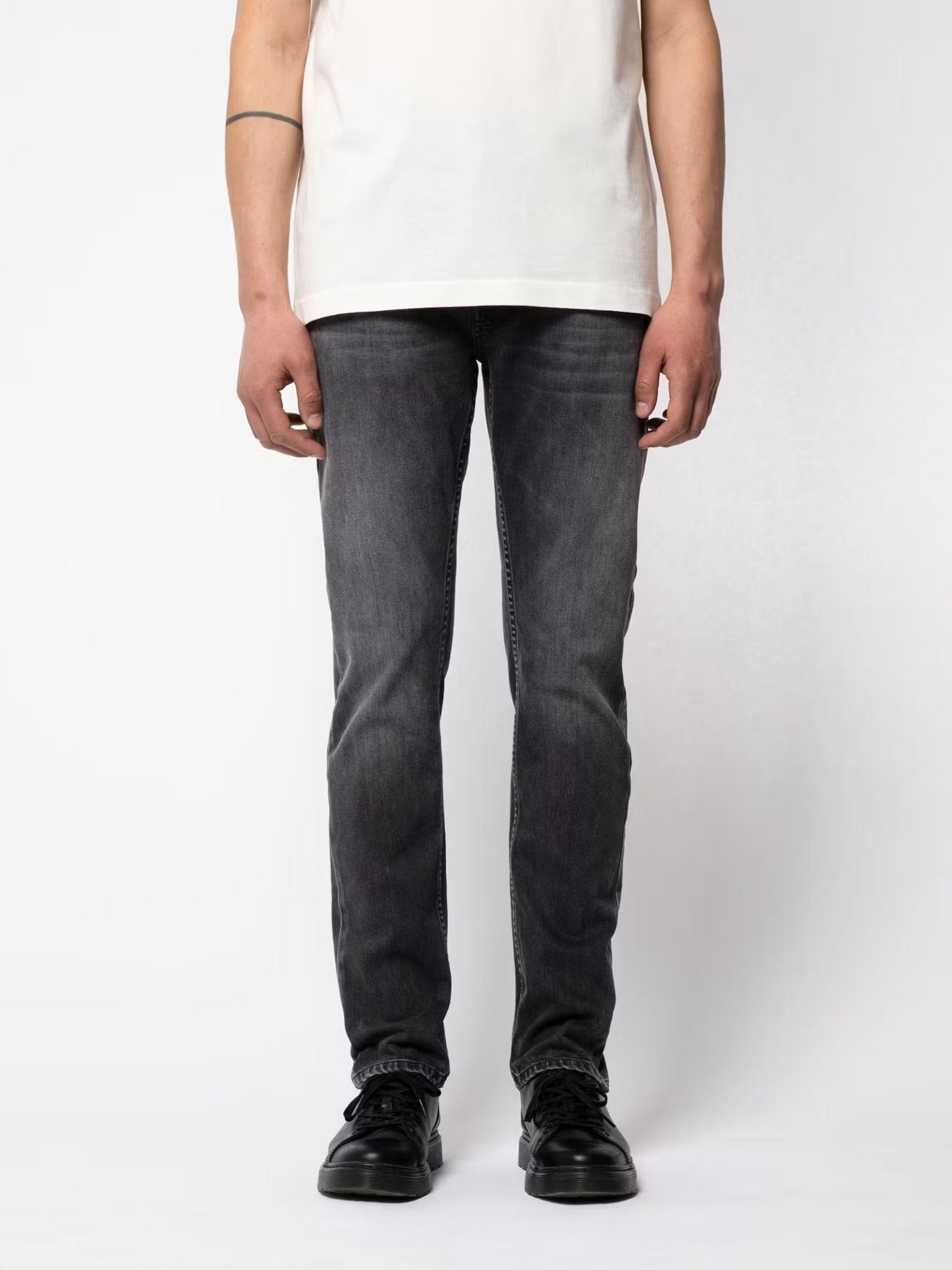 Nudie lean dean mono clearance grey