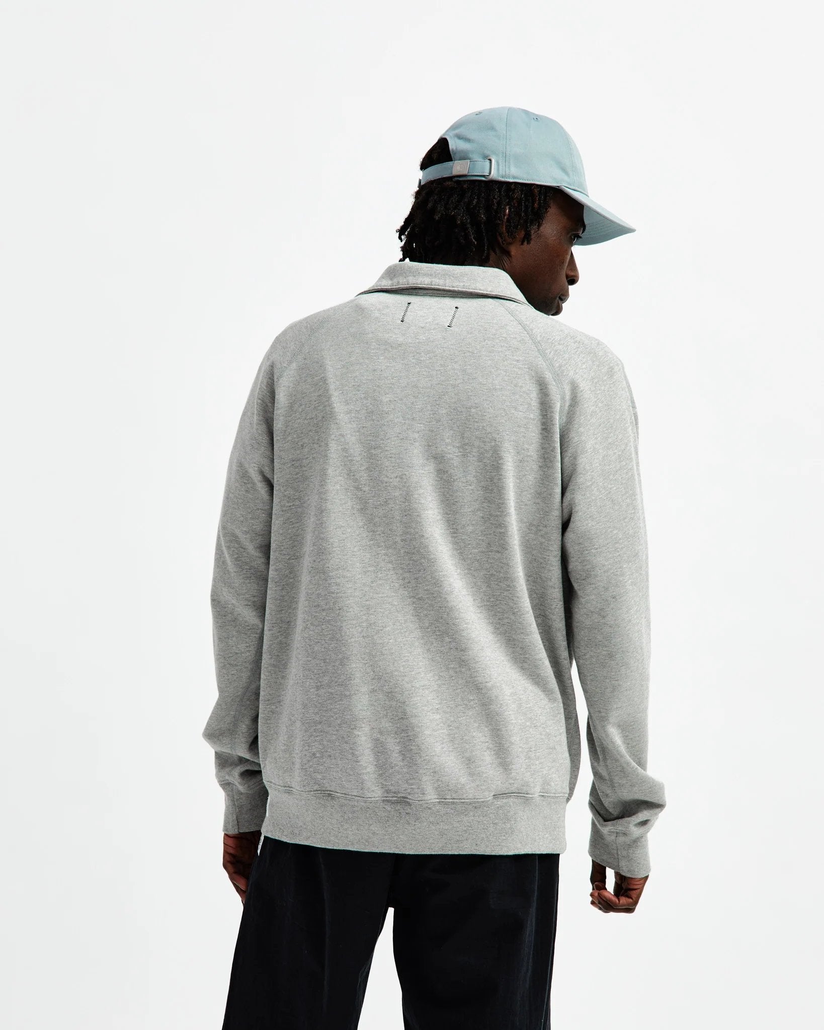 Lightweight Terry Relaxed Quarter Zip - Reigning Champ - Danali - RC-3837-Grey-M