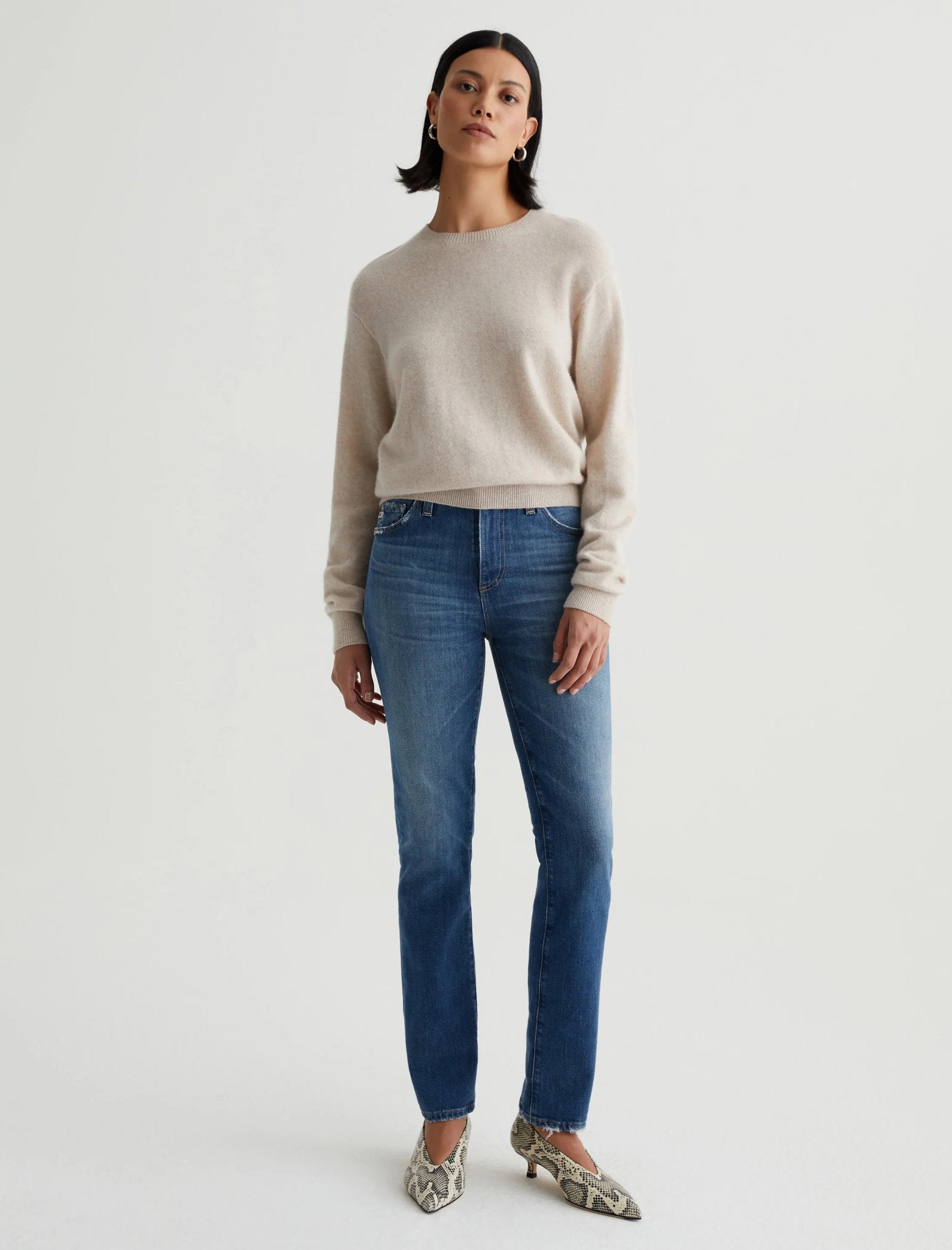 Mari High Rise Slim Straight Jean - AG Jeans - Danali - JRN1875UB-14YMET-25