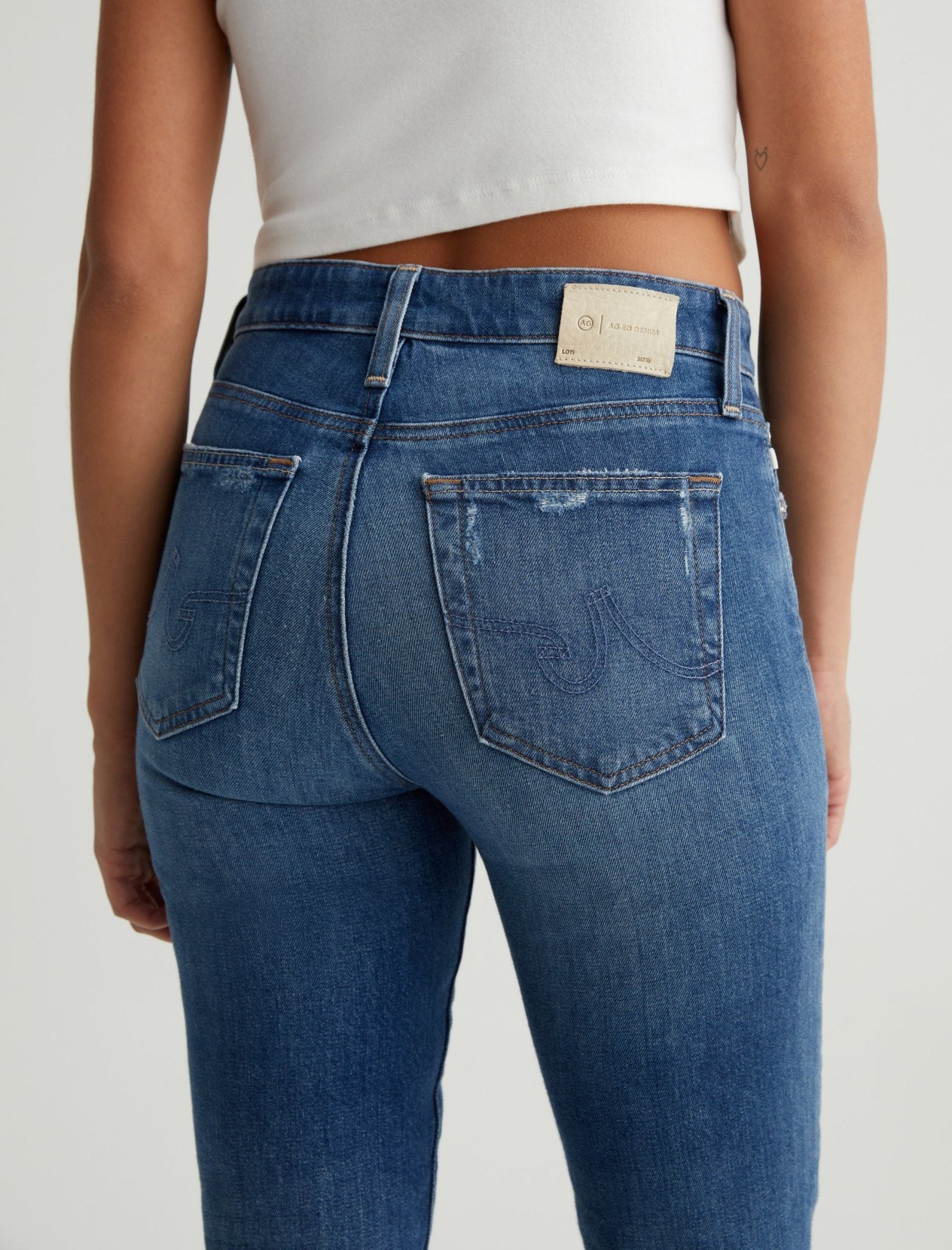 Mari High Rise Slim Straight Jean - AG Jeans - Danali - JRN1875UB-14YMET-25