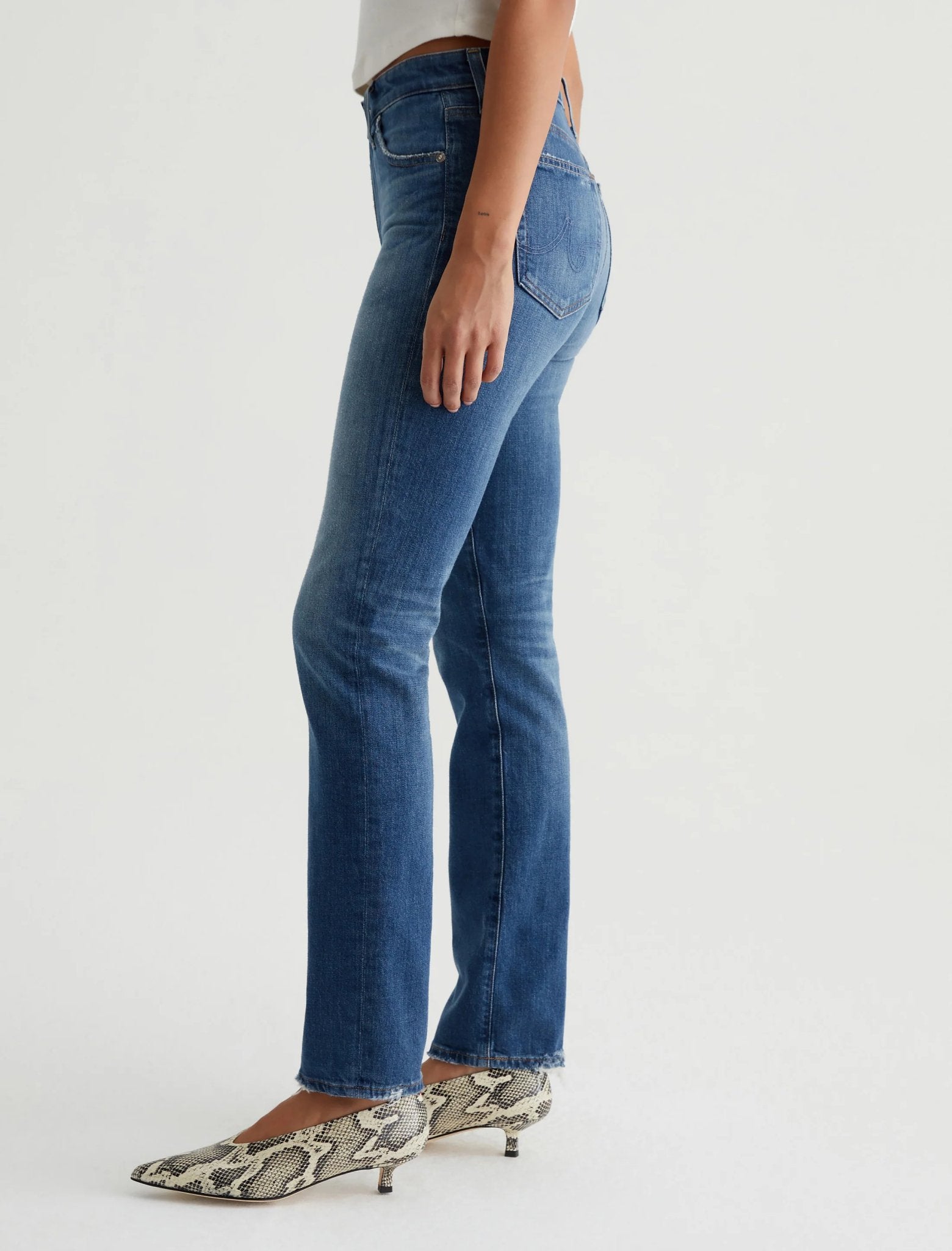 Mari High Rise Slim Straight Jean - AG Jeans - Danali - JRN1875UB-14YMET-25