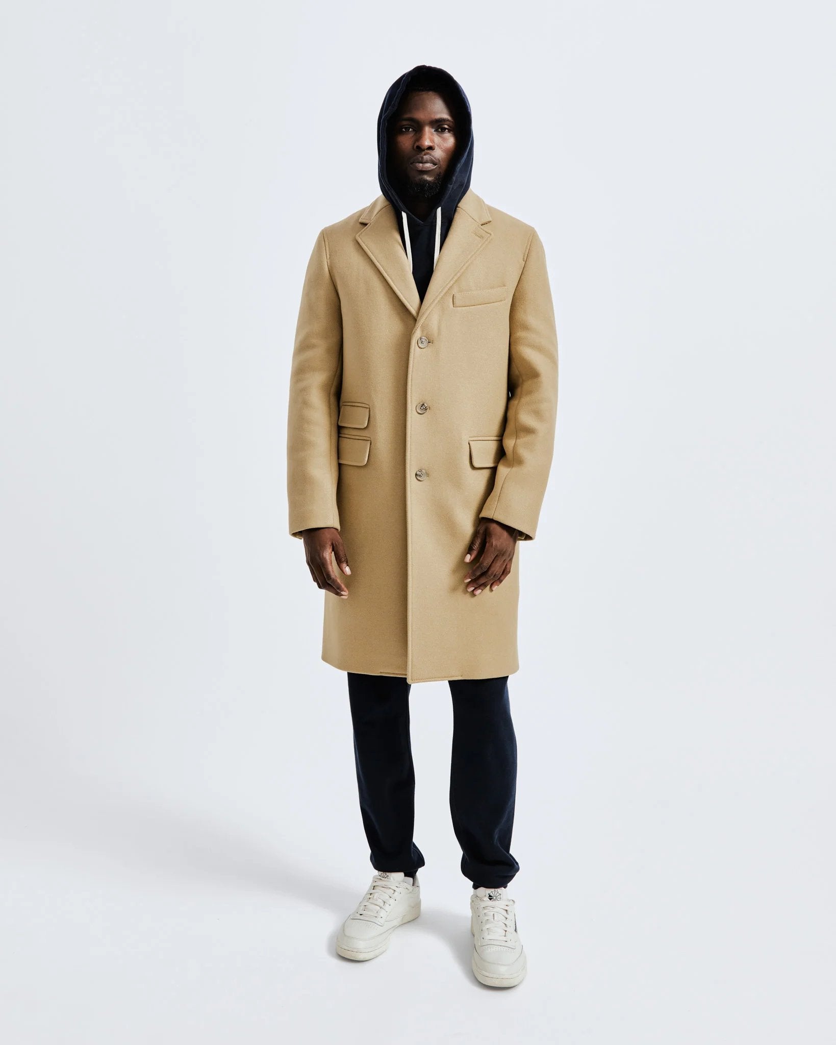 Melton Wool Away Coat - Reigning Champ - Danali - RC-4249-Tan-S