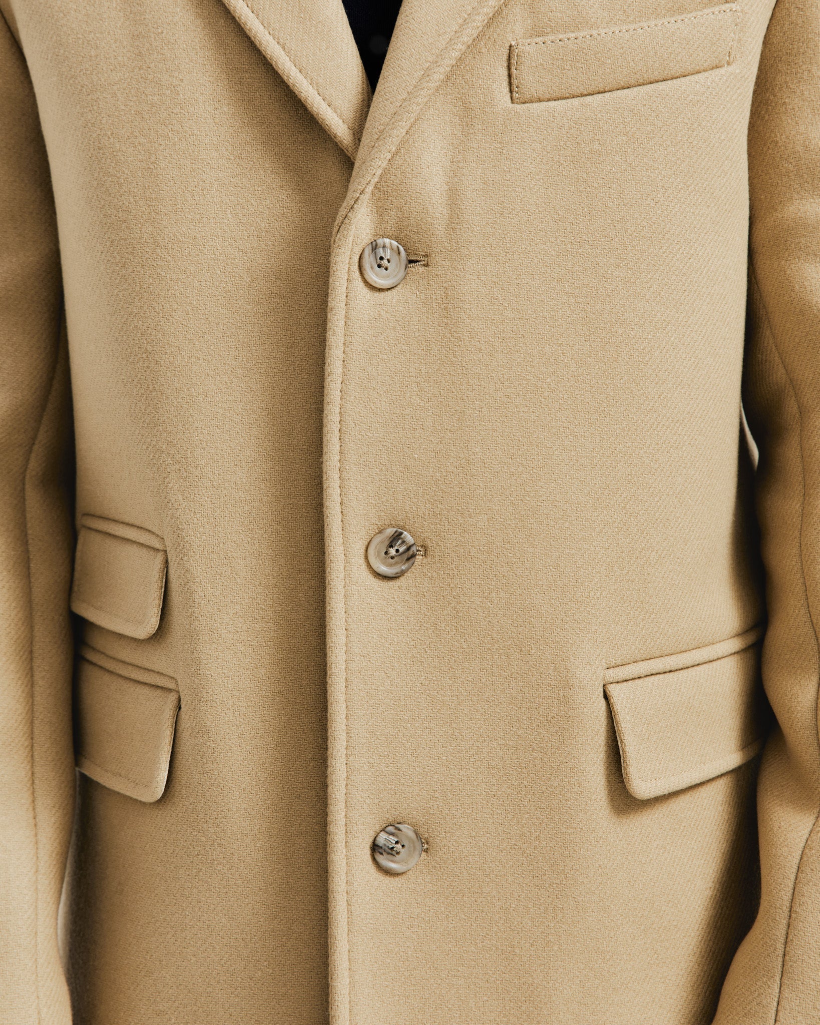 Melton Wool Away Coat - Reigning Champ - Danali - RC-4249-Tan-S