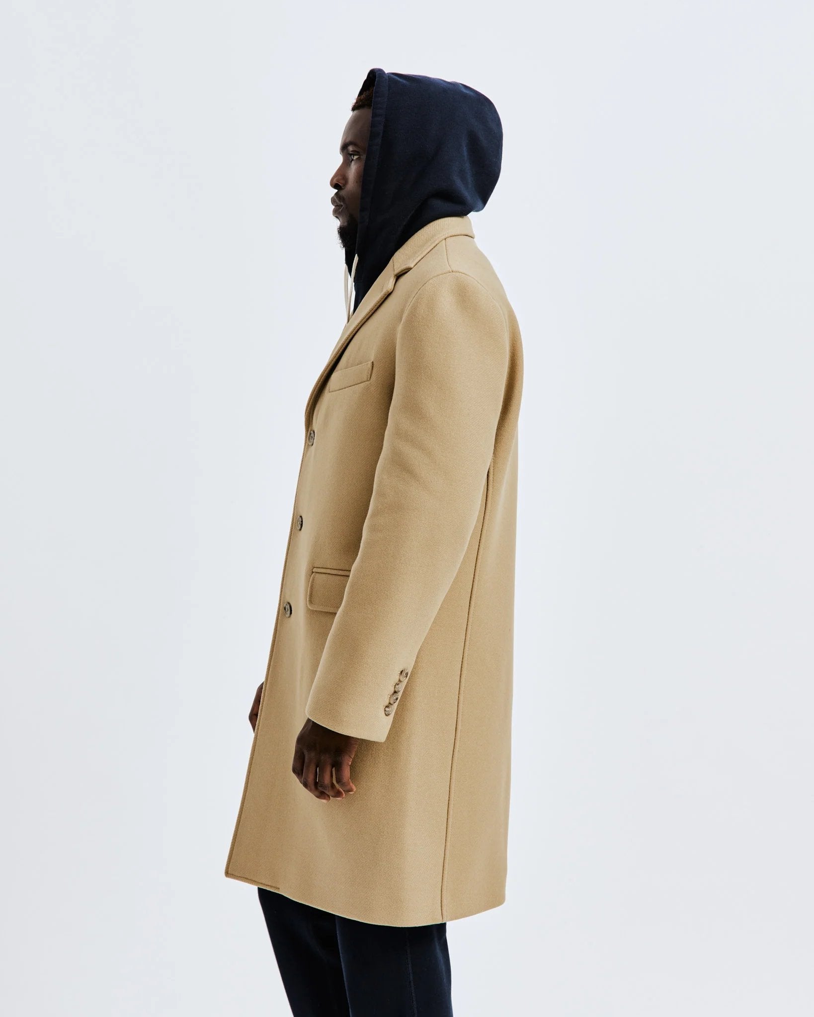 Melton Wool Away Coat - Reigning Champ - Danali - RC-4249-Tan-S