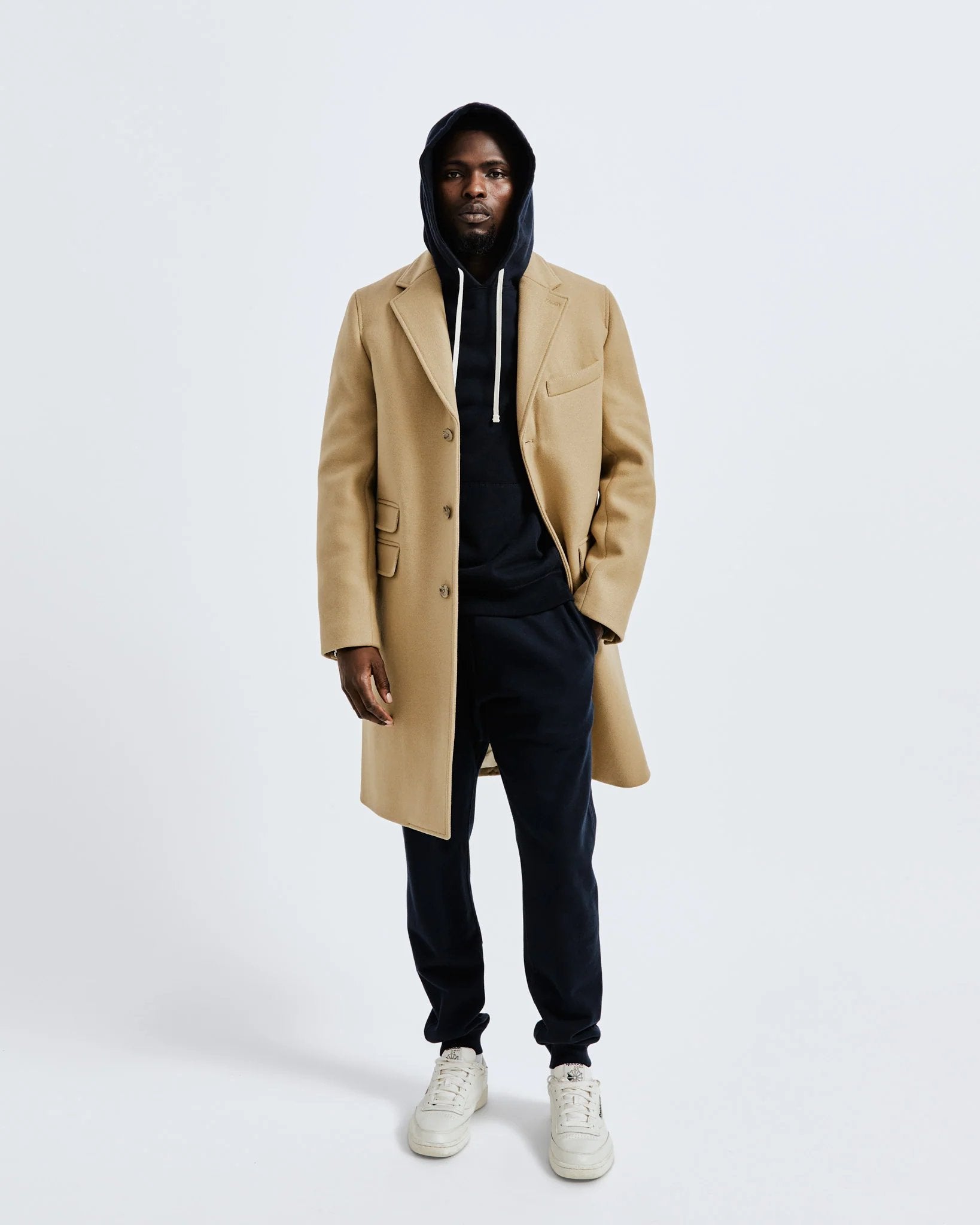 Melton Wool Away Coat - Reigning Champ - Danali - RC-4249-Tan-S