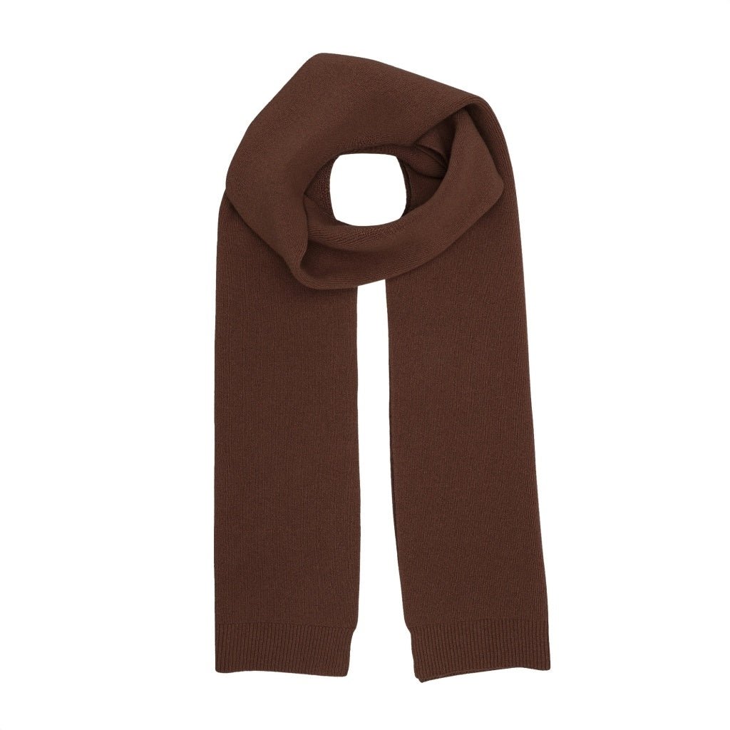 Merino Wool Scarf - Colorful Standard - Danali - CS5082-Coffee Brown