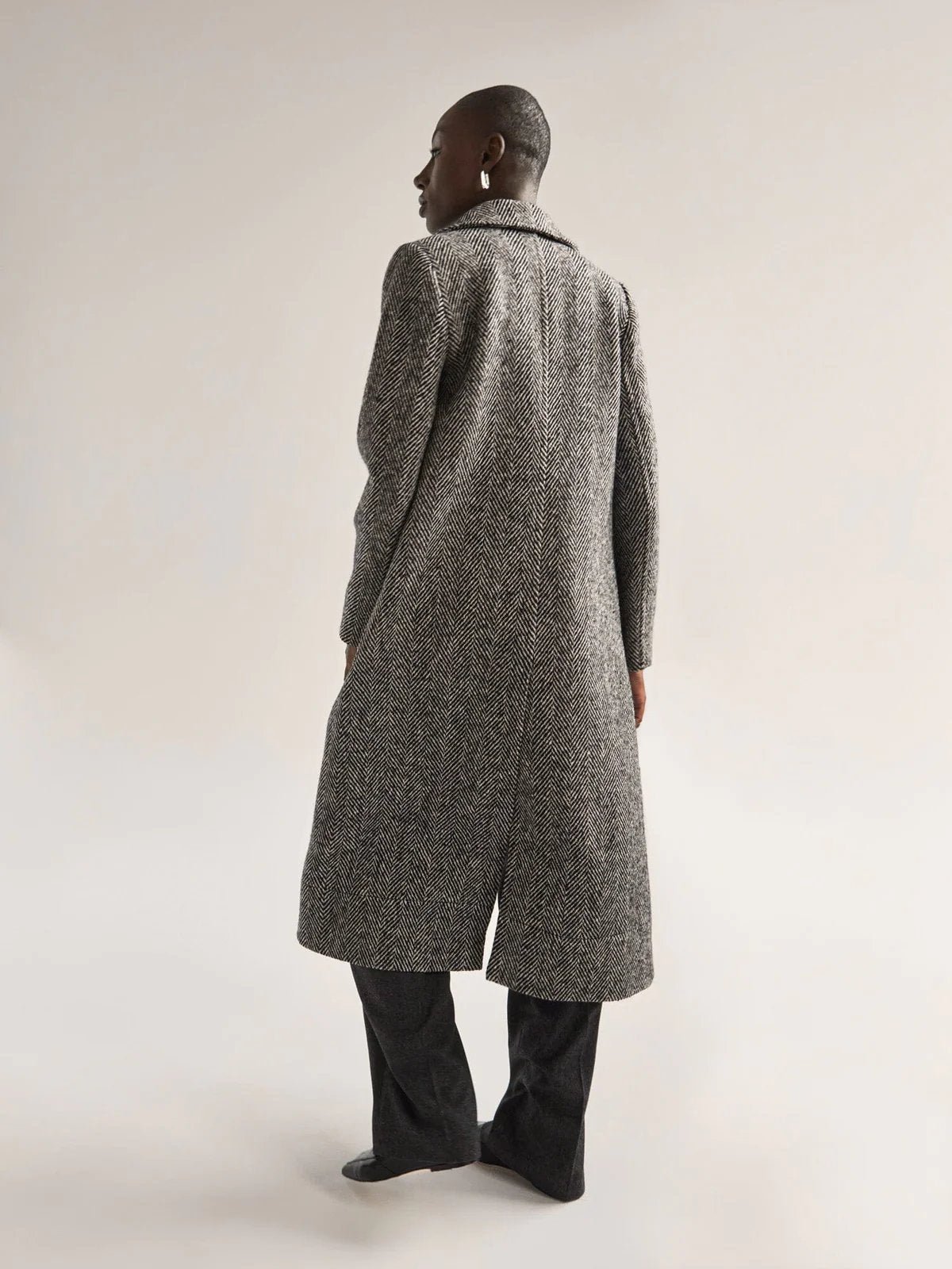 Milt Coat - Judith & Charles - Danali - 599-8202-Black/OffWhite-4