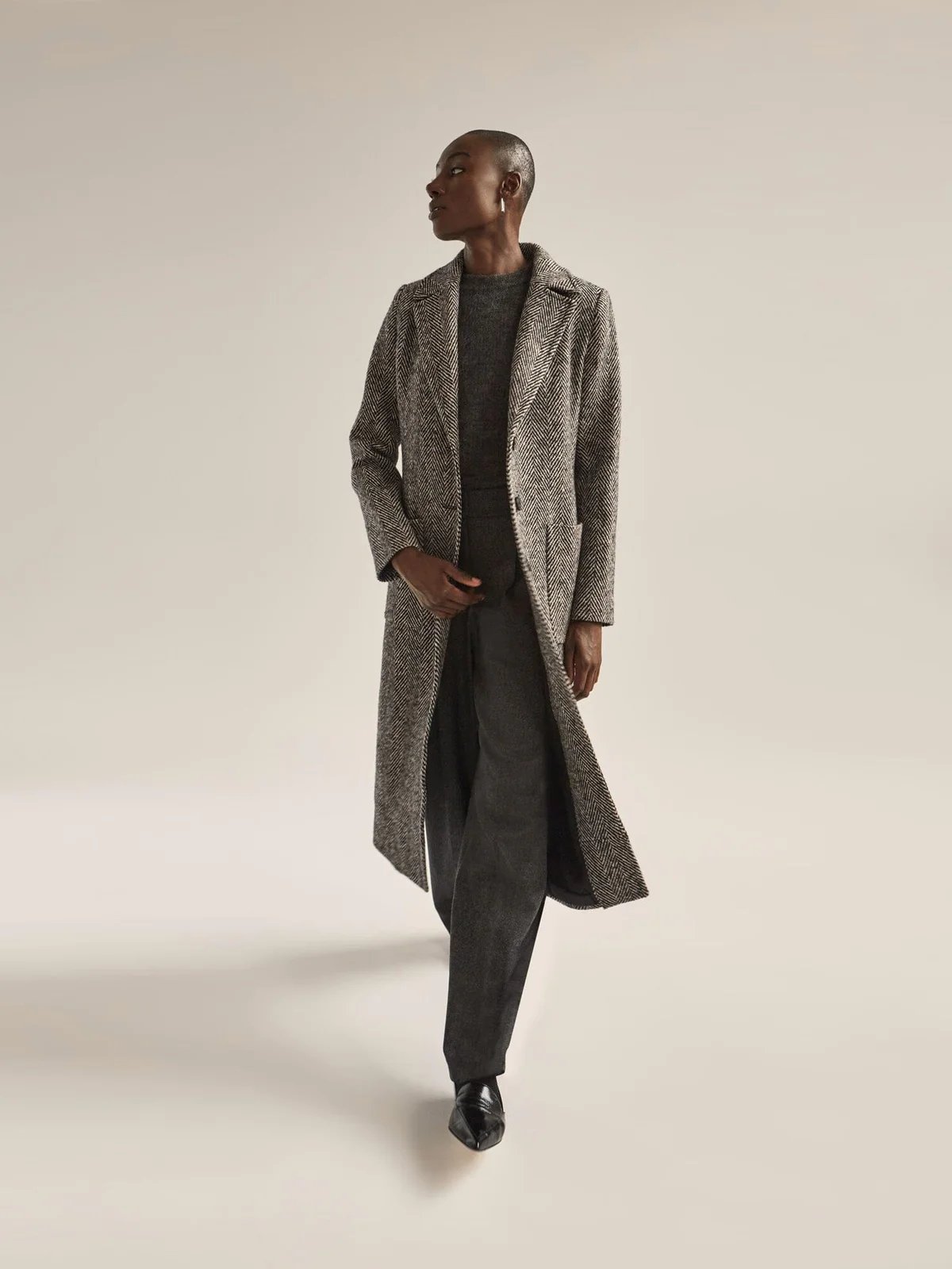 Milt Coat - Judith & Charles - Danali - 599-8202-Black/OffWhite-4