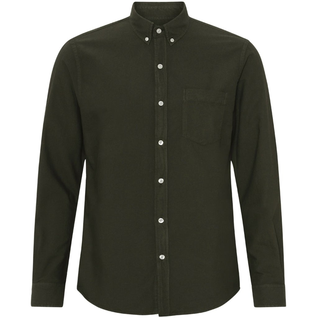 Organic Button Down Shirt - Colorful Standard - Danali - CS4002-HunterGreen-M