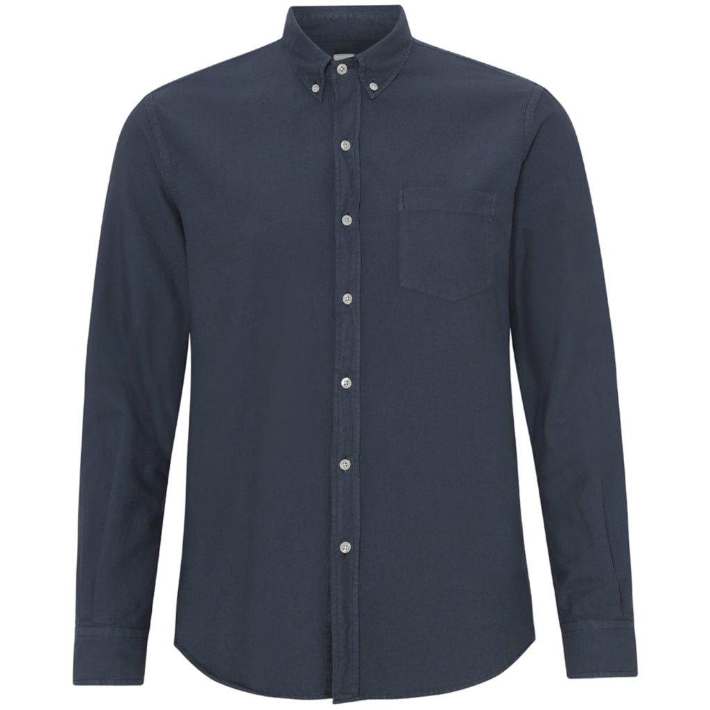Organic Button Down Shirt - Colorful Standard - Danali - CS4002-PetrolBlue-M