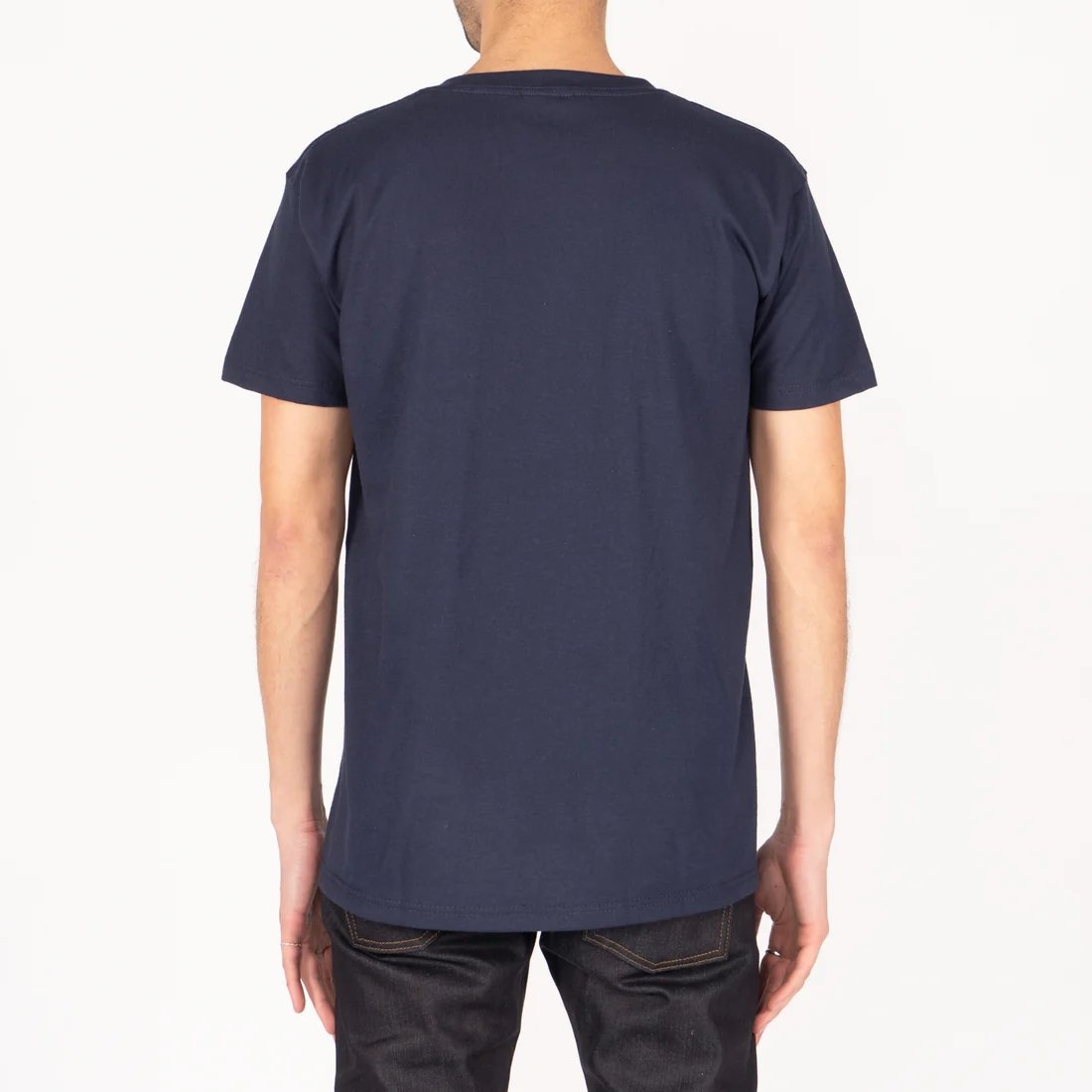Pocket Tee - Navy + Kimono Flowers - Naked & Famous Denim - Danali - N03883020-S