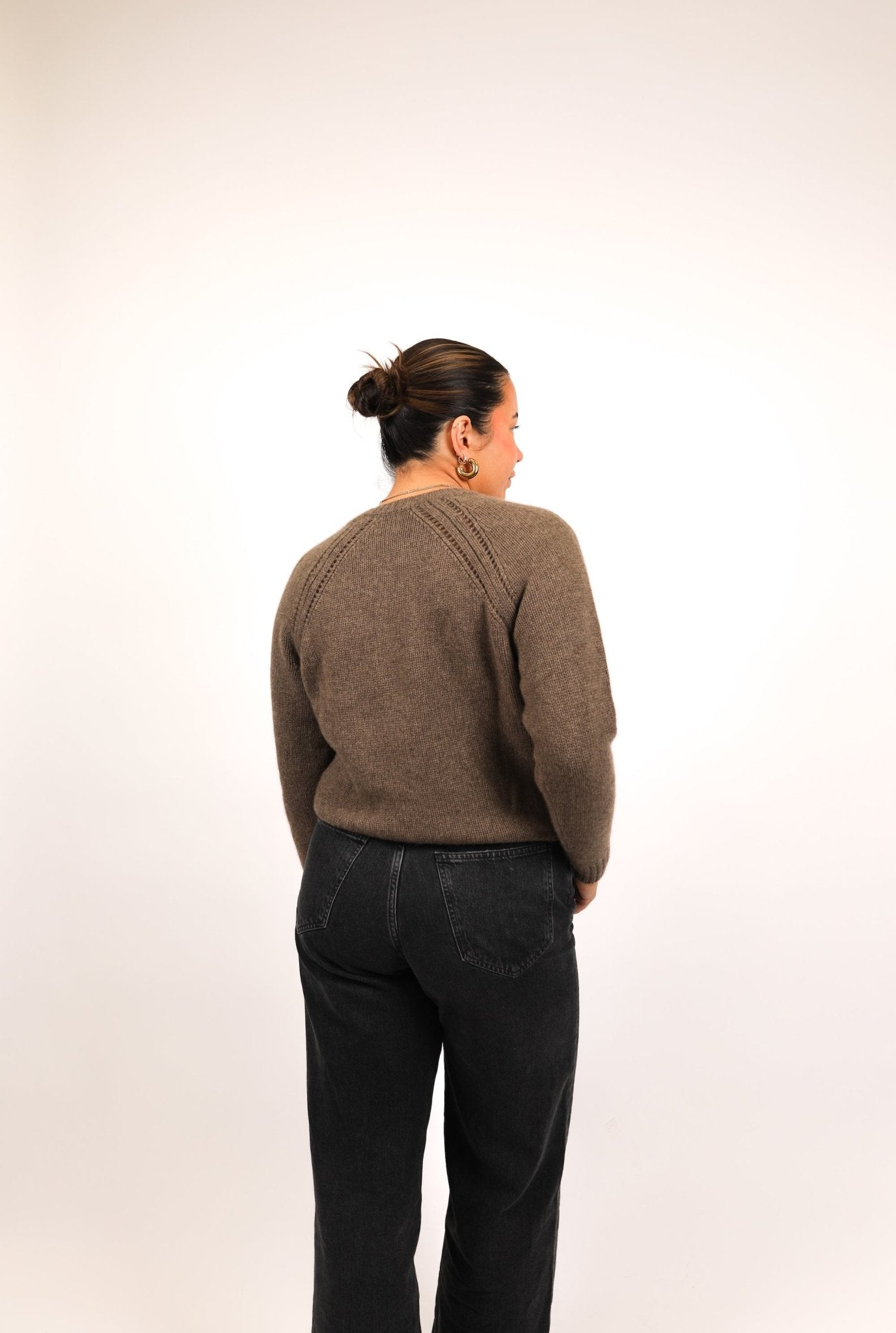 Relaxed Open Raglan Crew - Autumn Cashmere - Danali - RH13446-Driftwood-XS