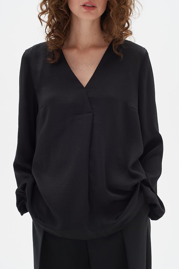Rinda Blouse - InWear - Danali - 30105766-Black-6