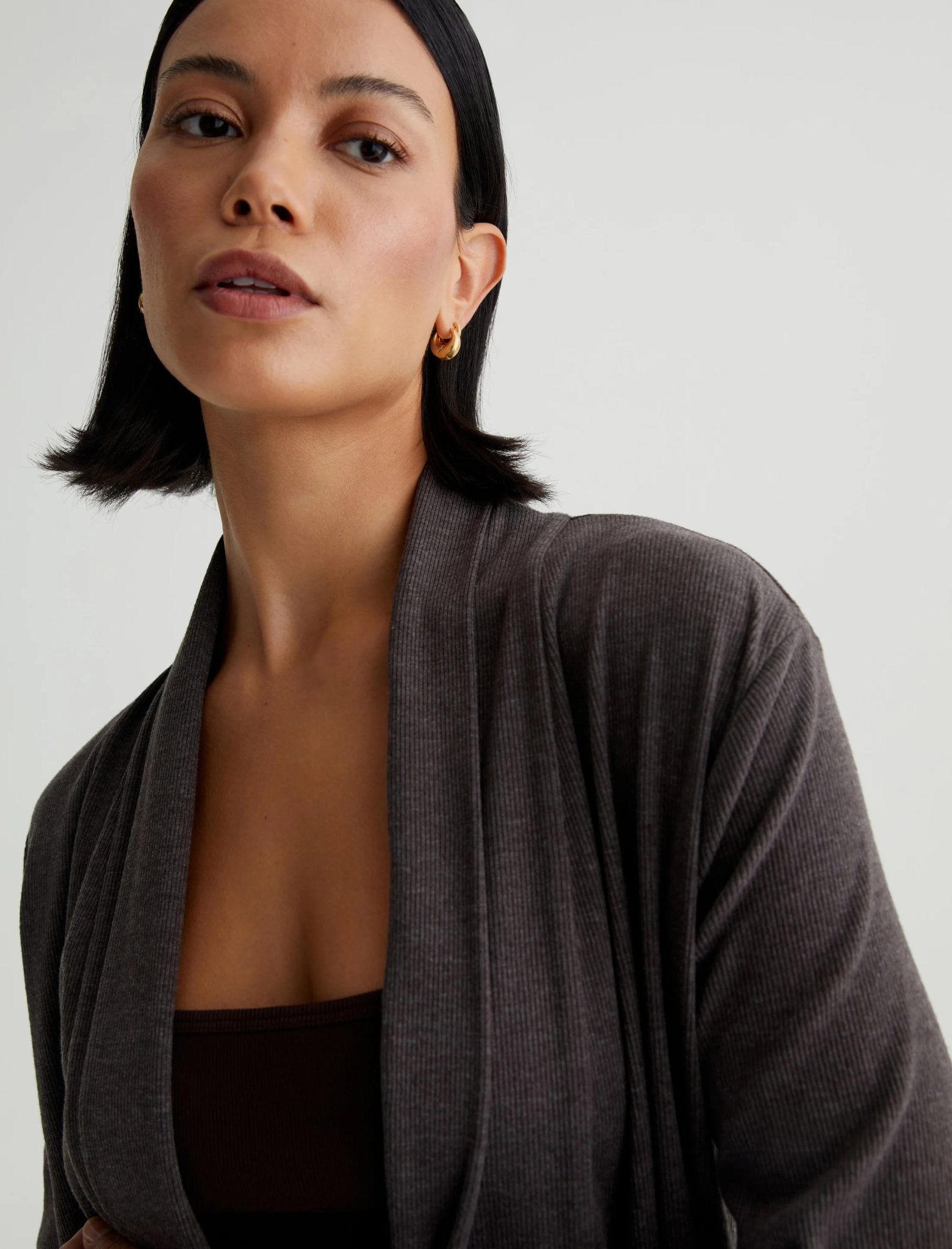 Saamie Ribbed Cardigan - AG Jeans - Danali - MSR71400-STOW-XS