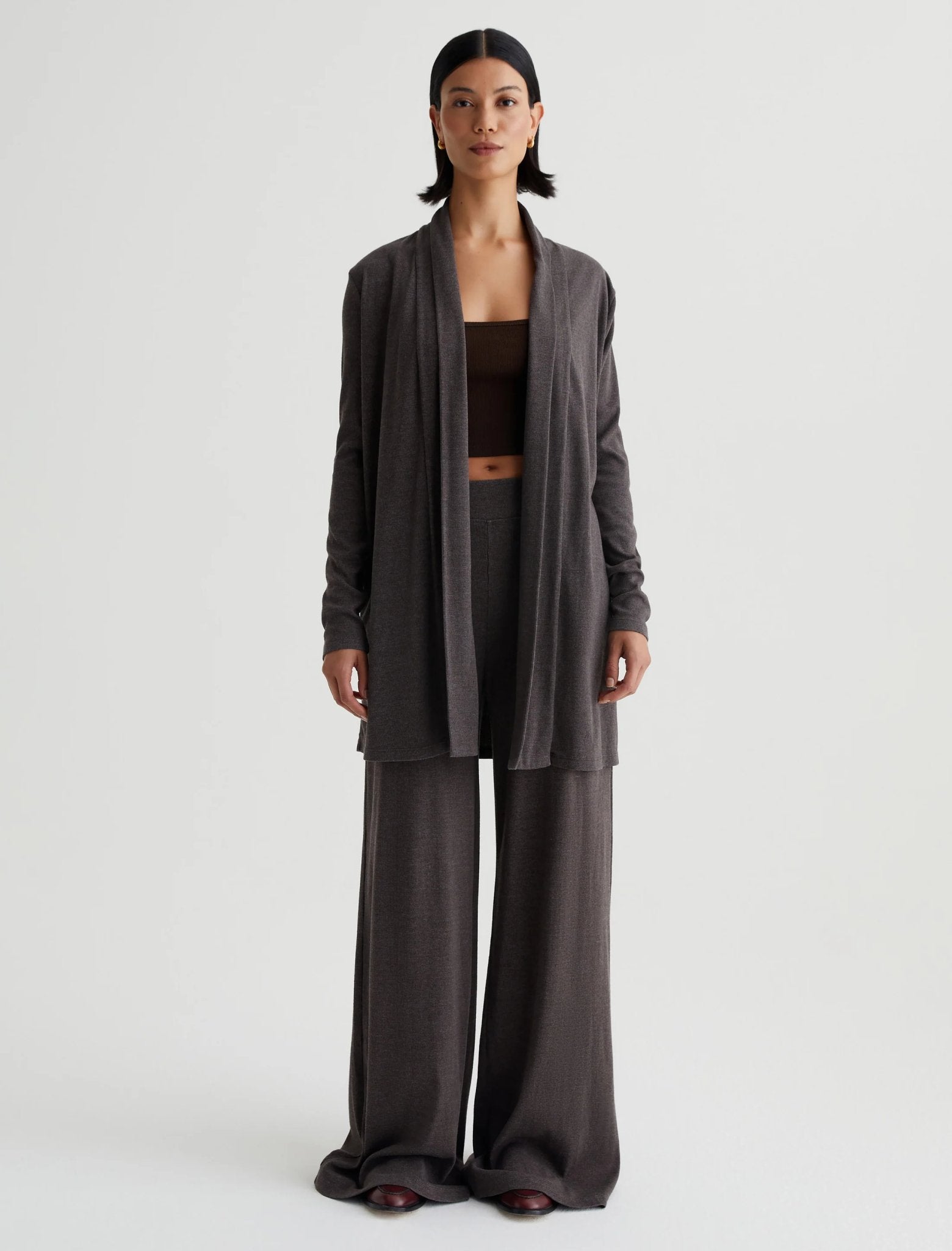Saamie Ribbed Cardigan - AG Jeans - Danali - MSR71400-STOW-XS