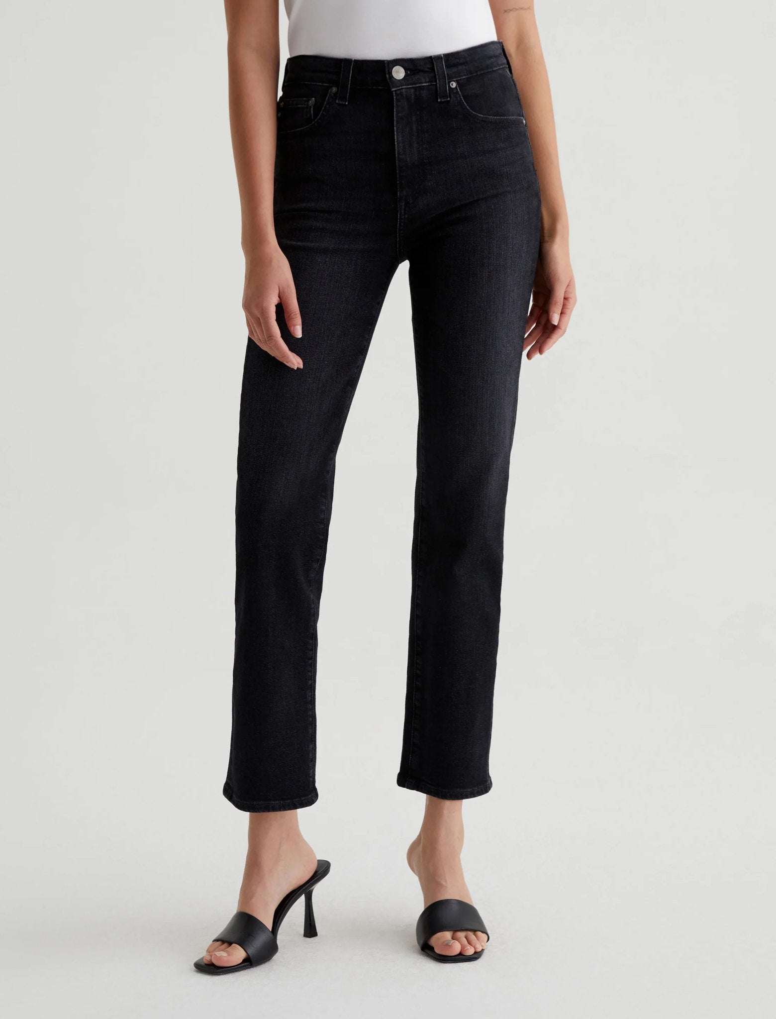 Saige High Rise Straight Jeans - AG Jeans - Danali - STS1A99-COSM-26