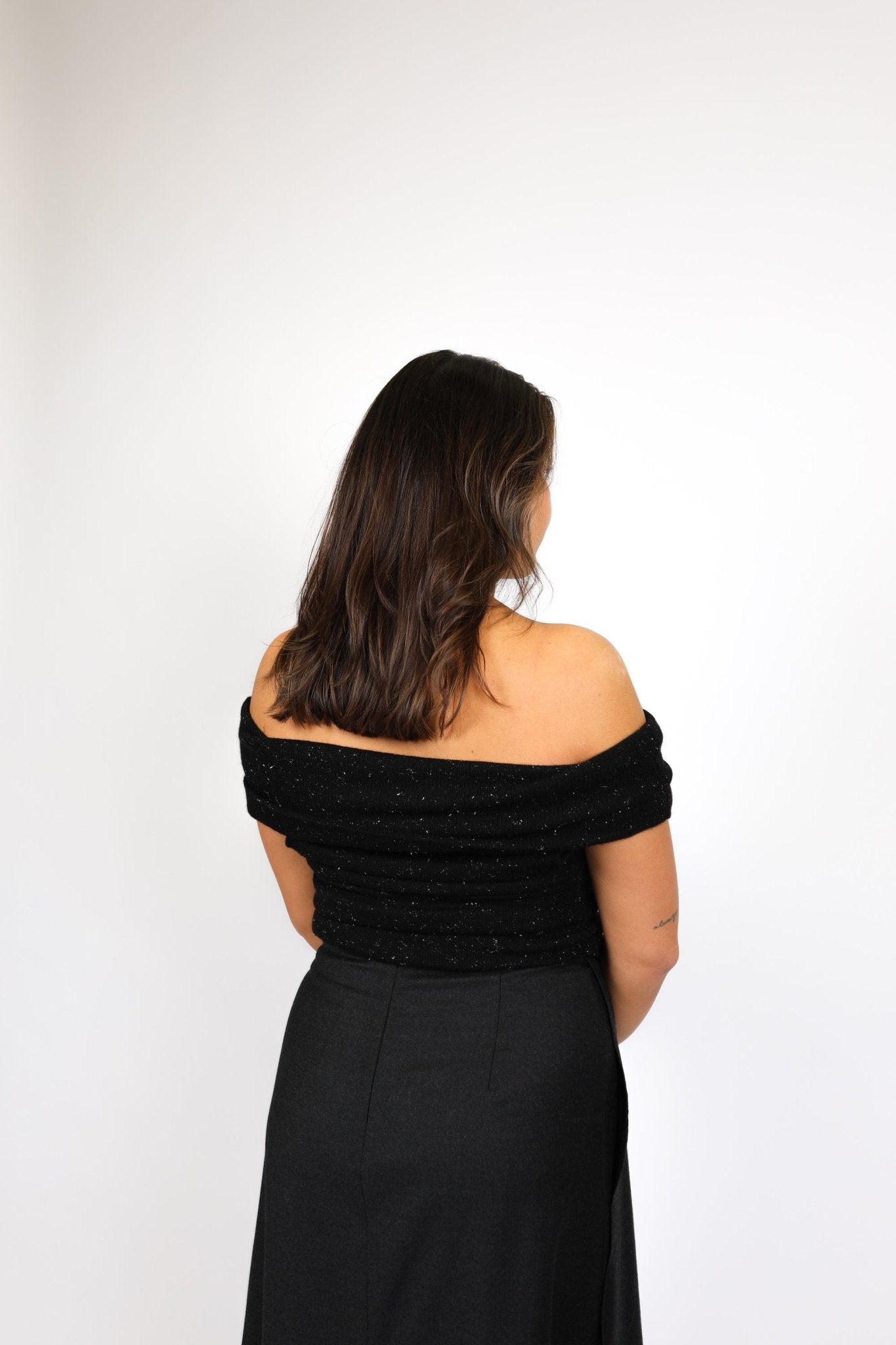 Sleeveless Off-The-Shoulder Sweater - Autumn Cashmere - Danali - RPE13693-Onyx-XS