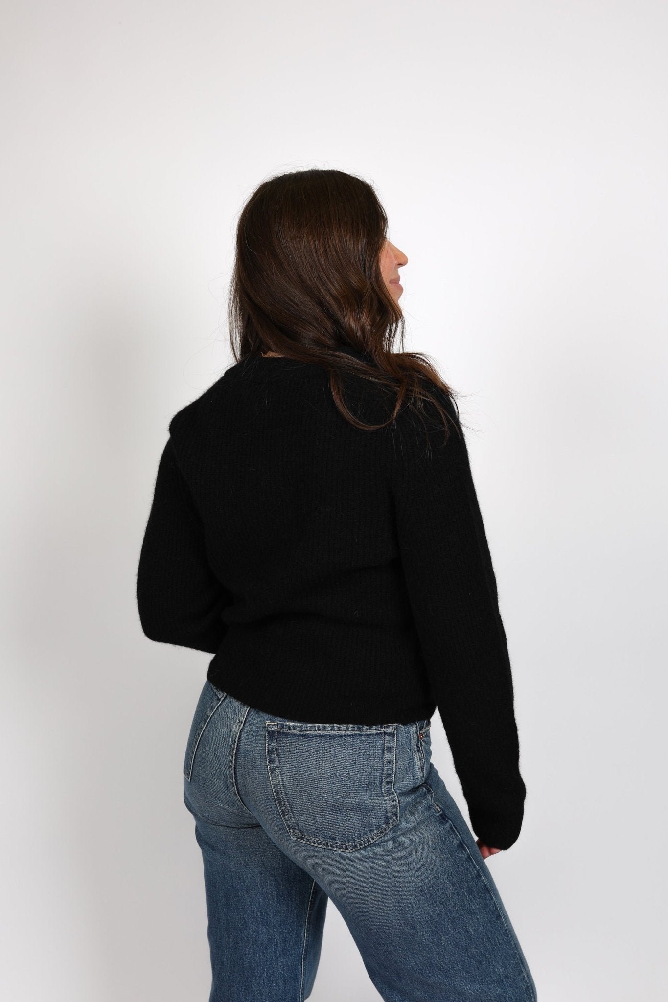 Soft Wool Cardigan - Ganni - Danali - K1962-099-M