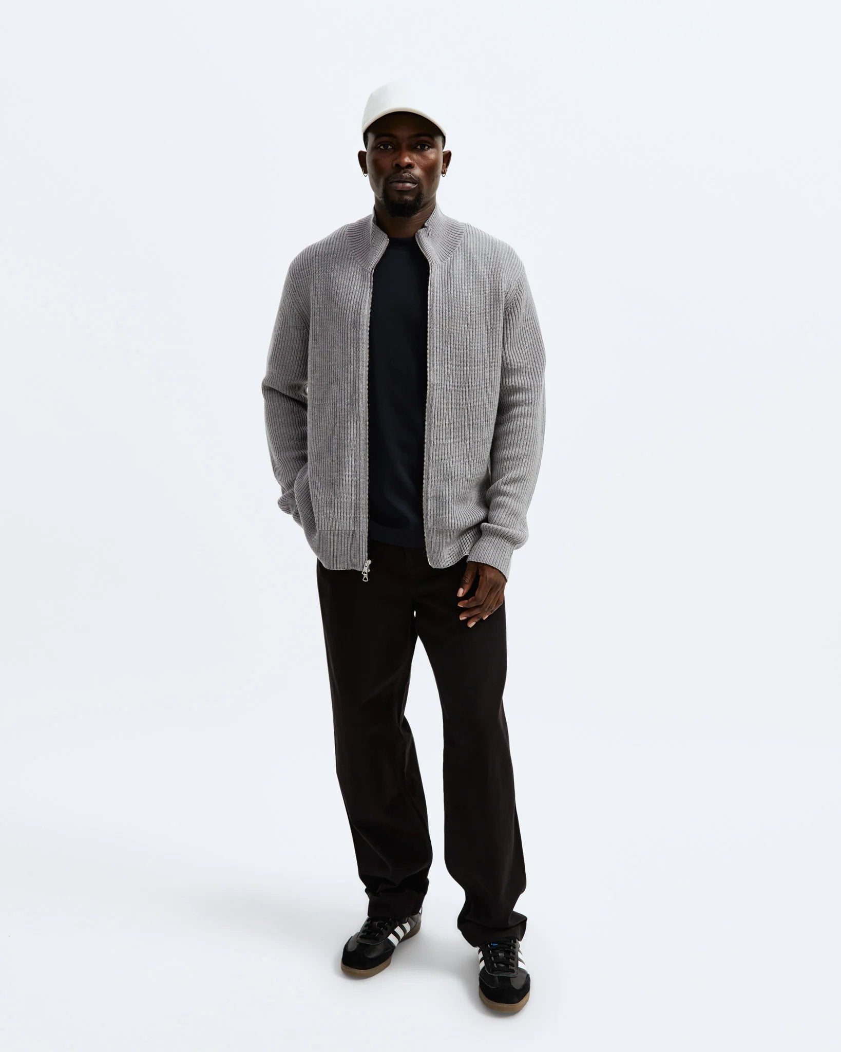Vinnie Track Jacket - Reigning Champ - Danali - RC-6031-HGREY-M