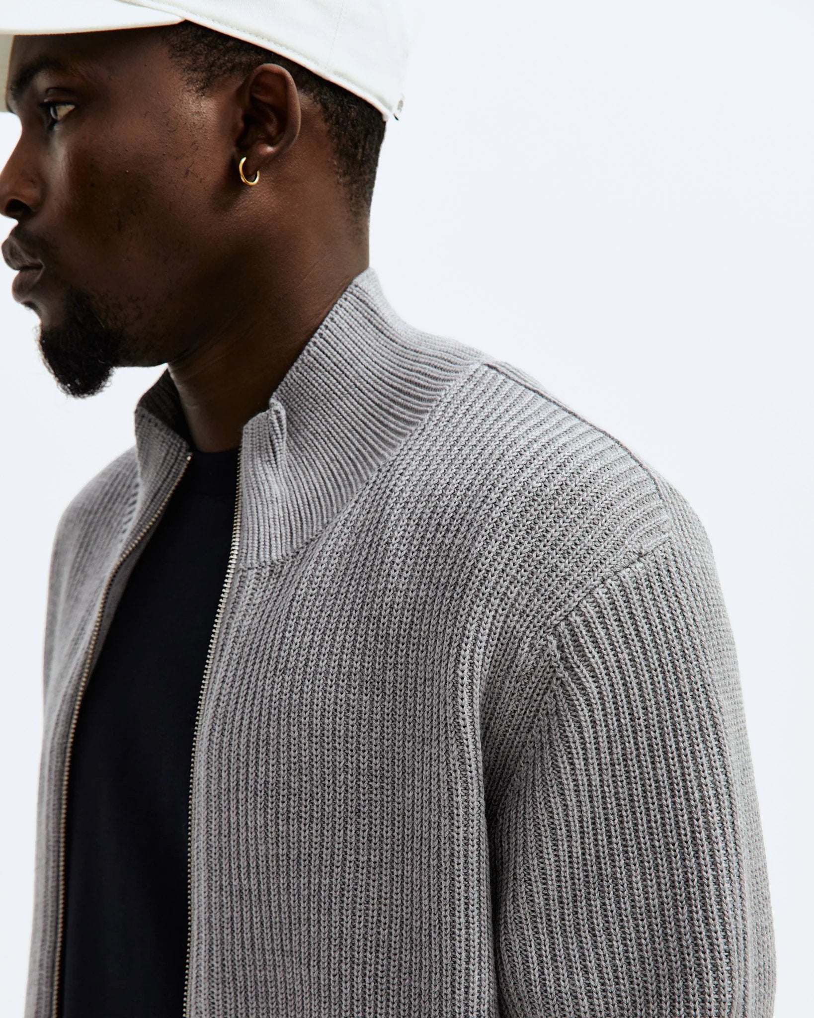 Vinnie Track Jacket - Reigning Champ - Danali - RC-6031-HGREY-M
