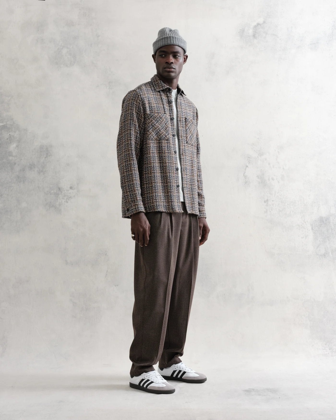Whiting Overshirt Eden Check - Wax London - Danali - PS24-OSH-WHI-BCA-CHR-M